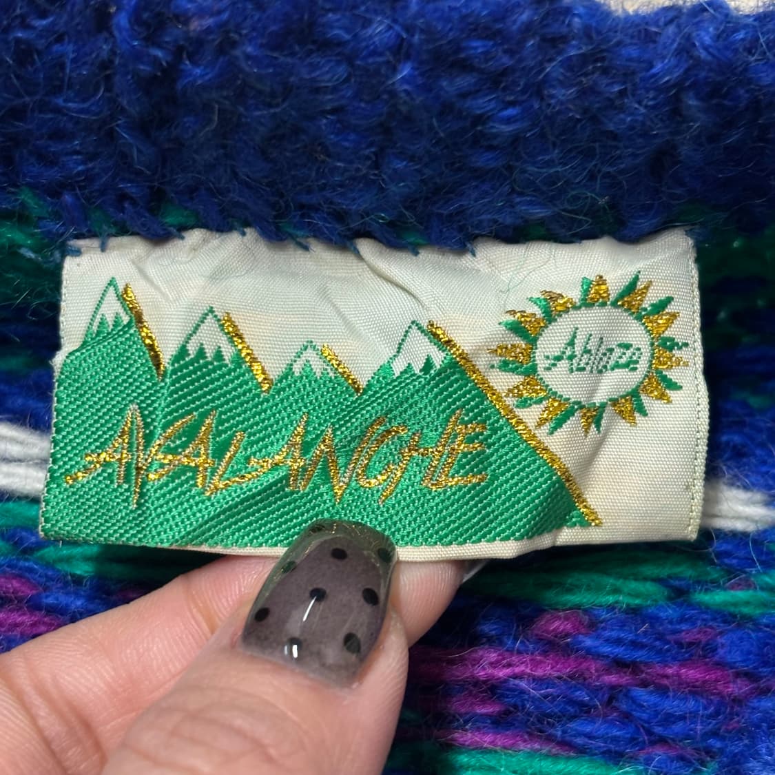 Vintage FairIsle Wool Sweater Cardigan 상품이미지5