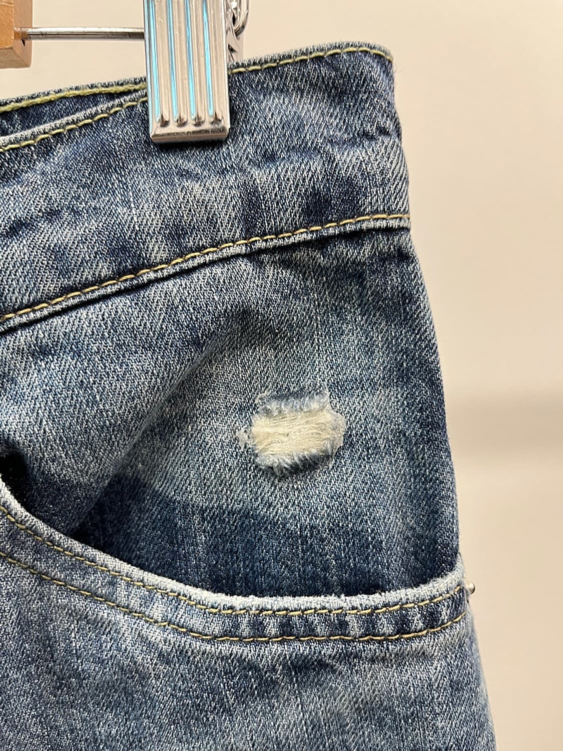 29) 아워레가시 신형 바스트컷 러버 리페어 데님 상품이미지4