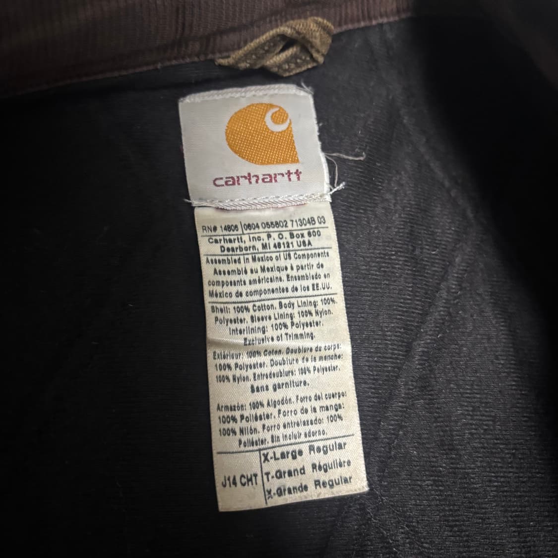 칼하트 J14 빈티지 산타페 자켓 XL 상품이미지4