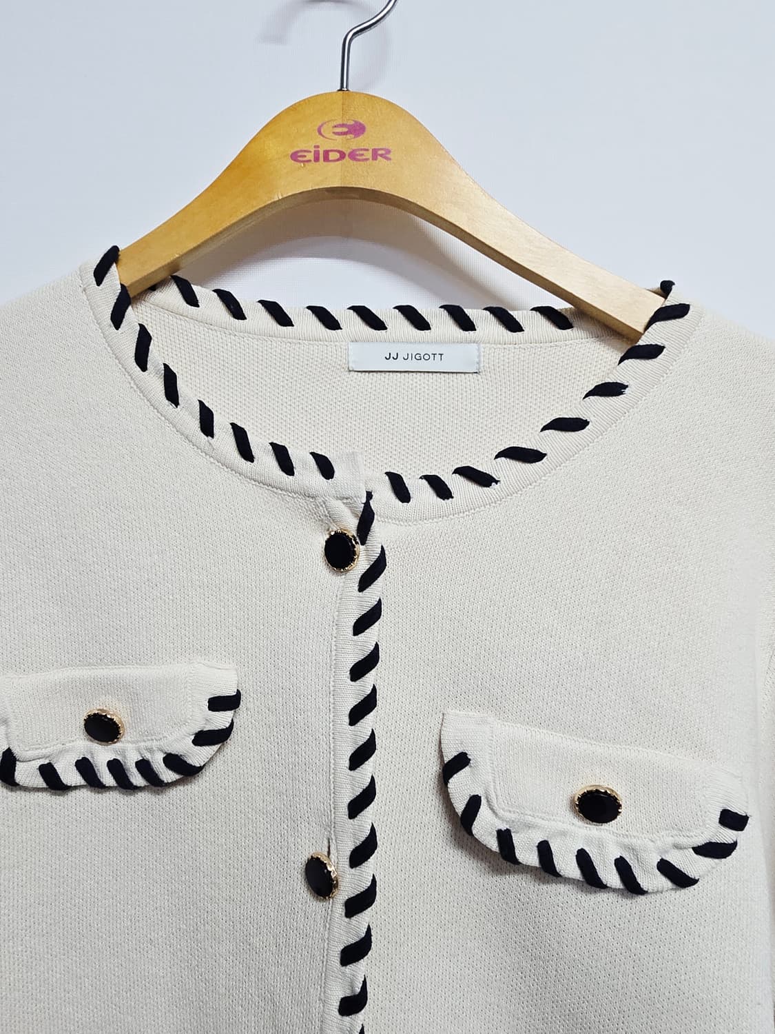 JJ지고트 아이보리  가디건 상품이미지2