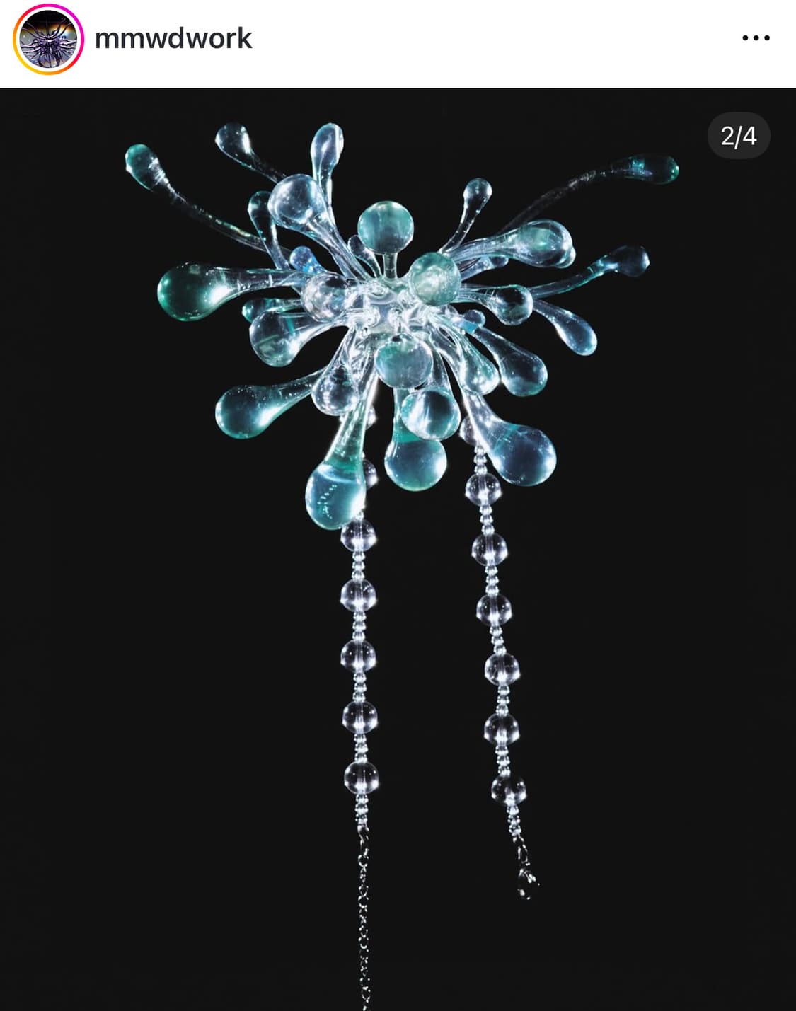 MMWD anemone necklace (jade) 상품이미지2