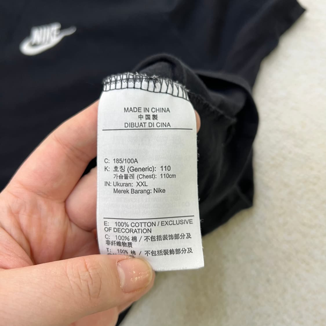 XXL 나이키 스우시 반팔티 0415M 상품이미지3