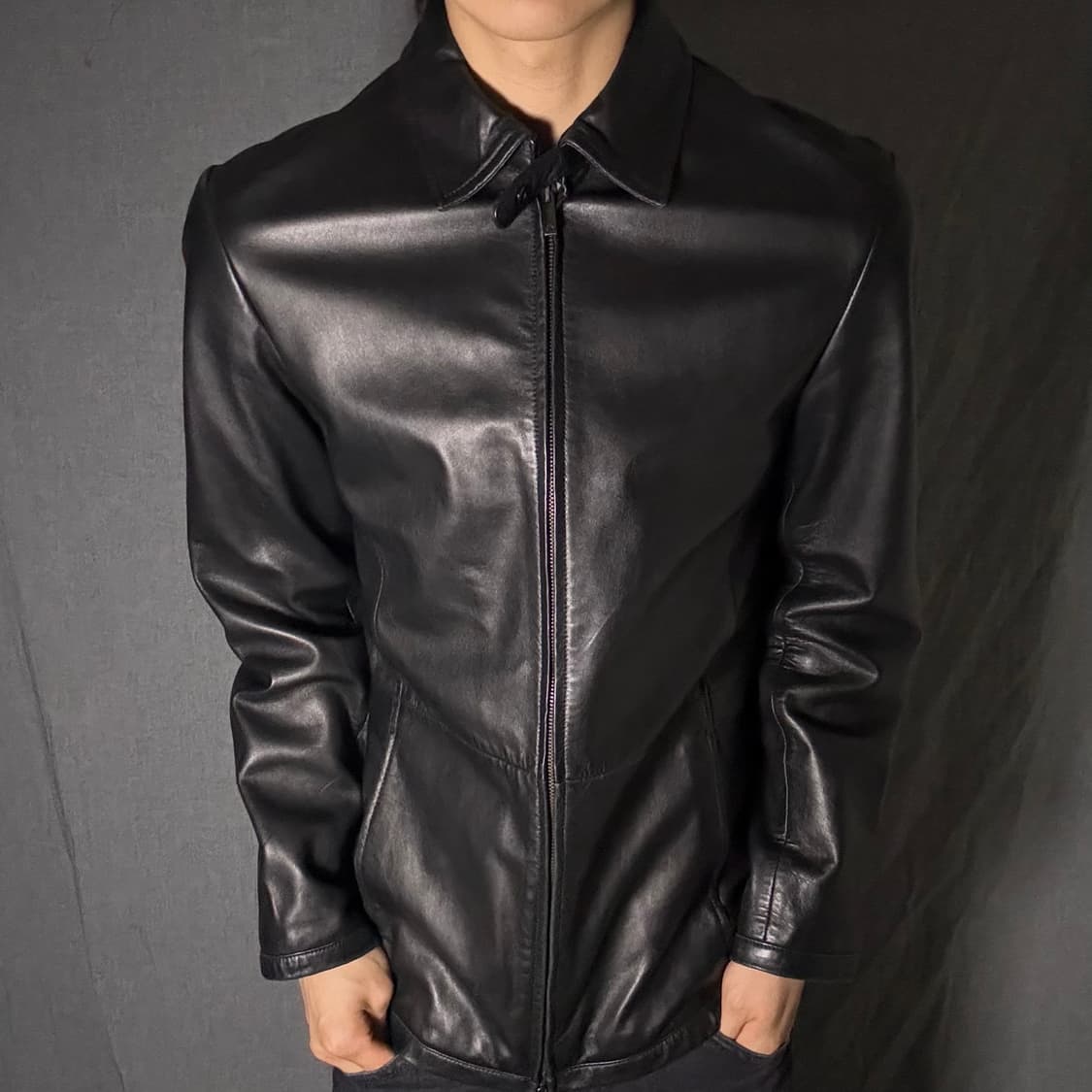 아르마니 익스체인지 가죽 자켓 상품이미지2