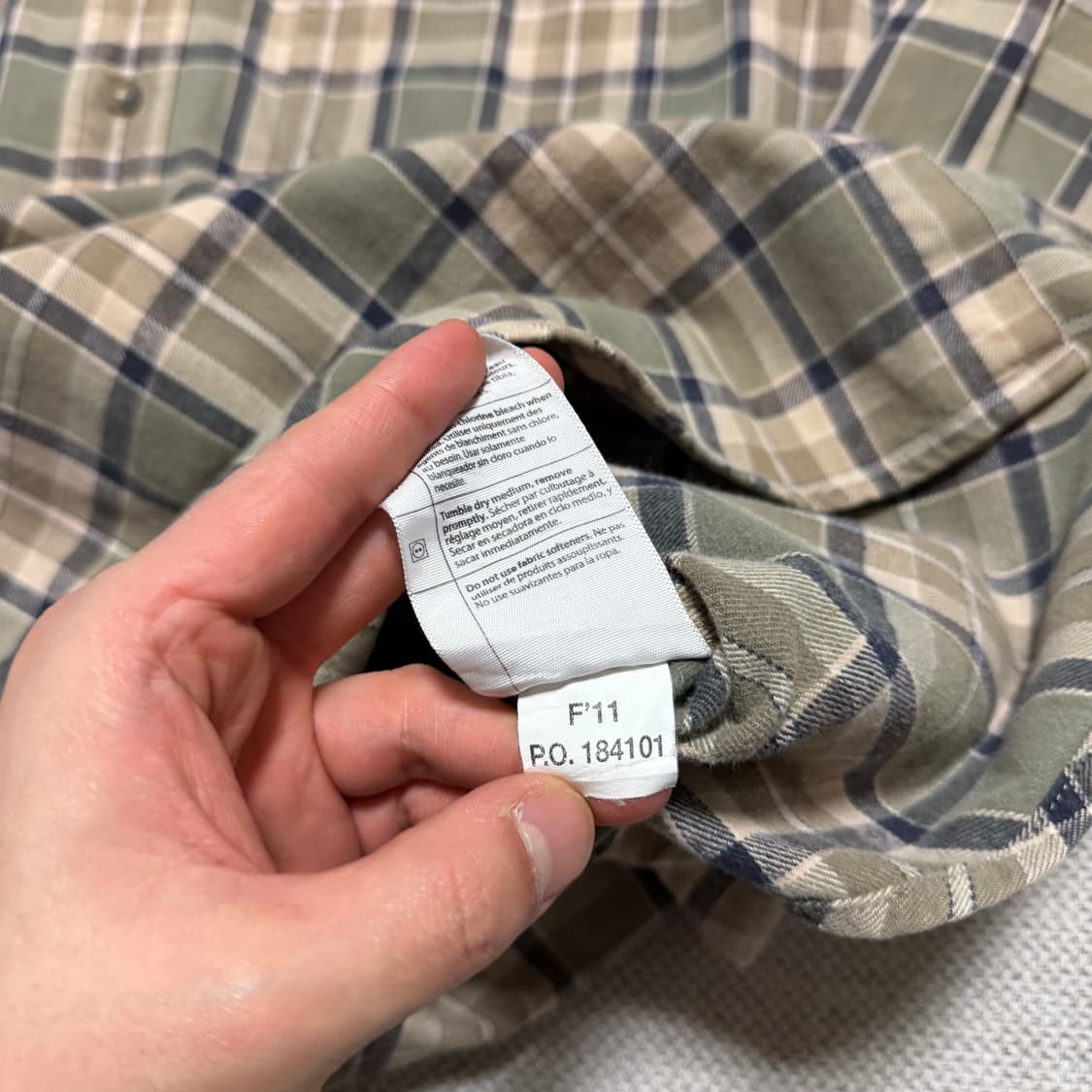 칼하트 체크 셔츠 상품이미지4