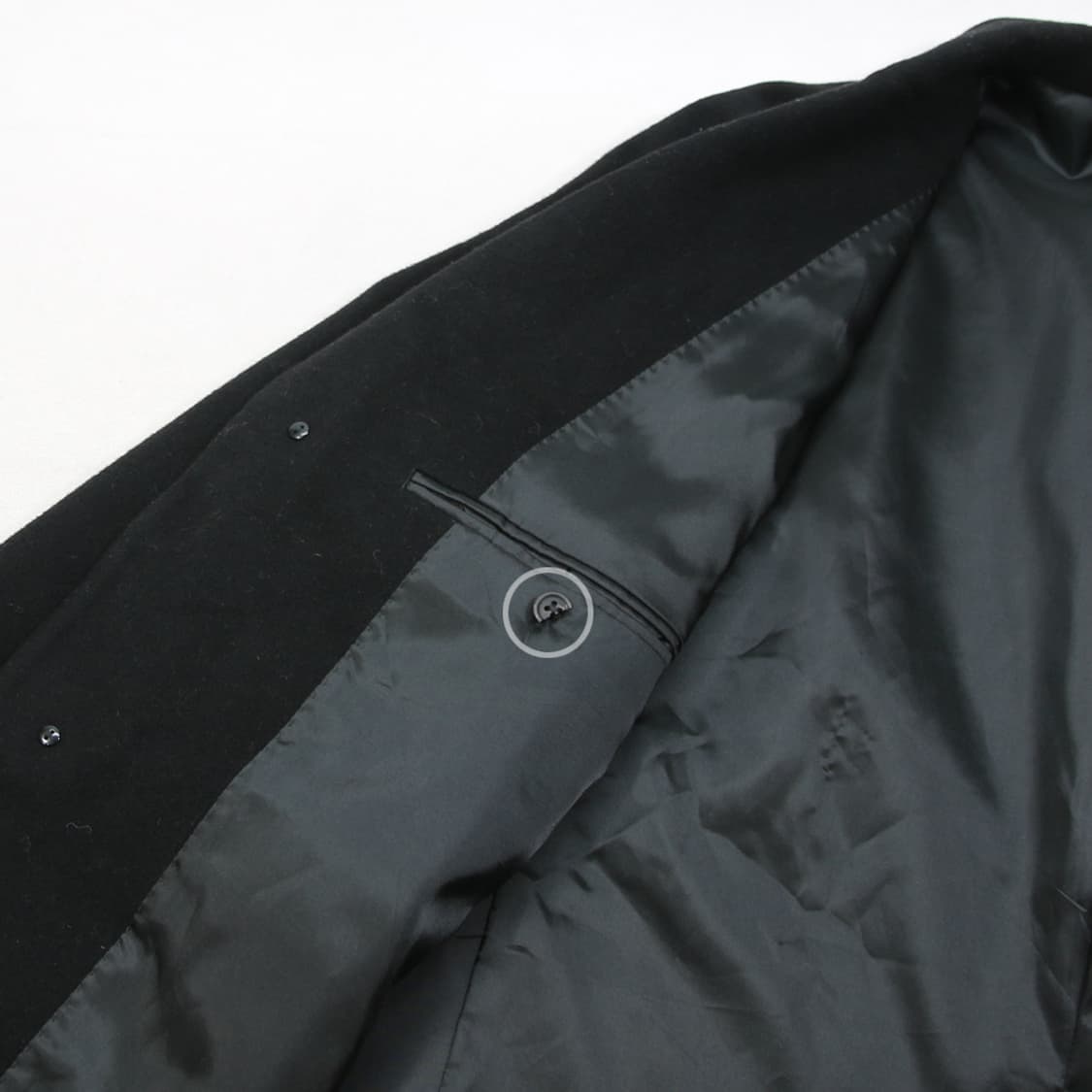 (착용컷) 유니클로 울 캐시미어 싱글 코트 (남성용 105) 상품이미지9