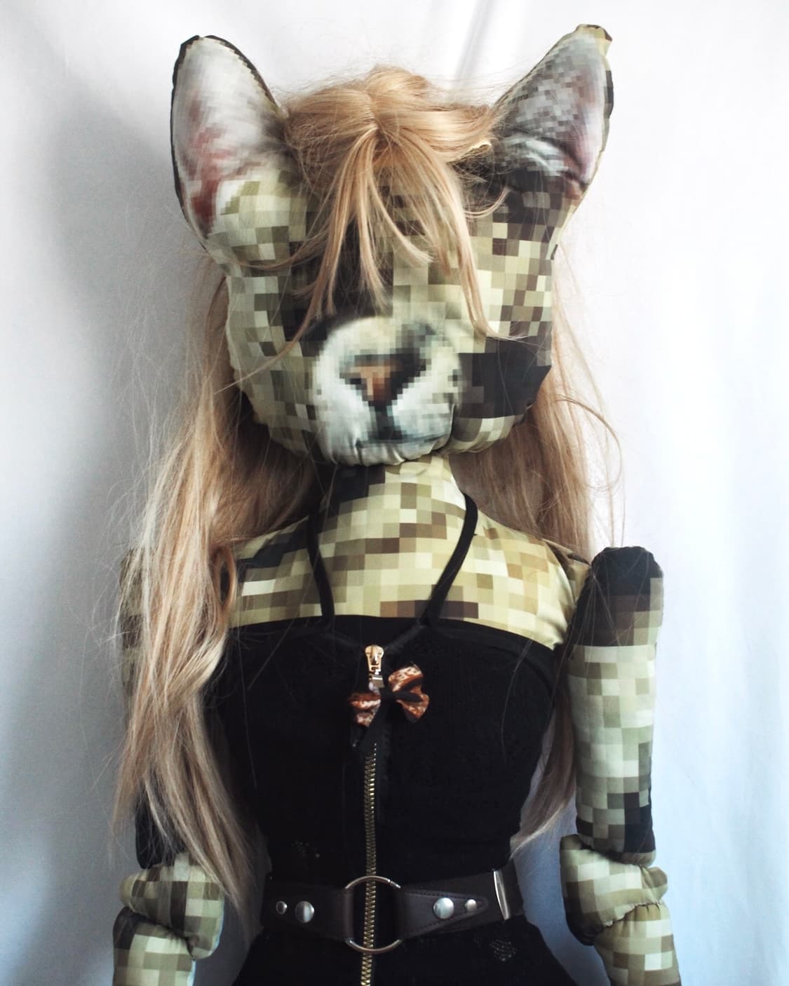 Leopard noir sheer lingerie set 상품이미지4