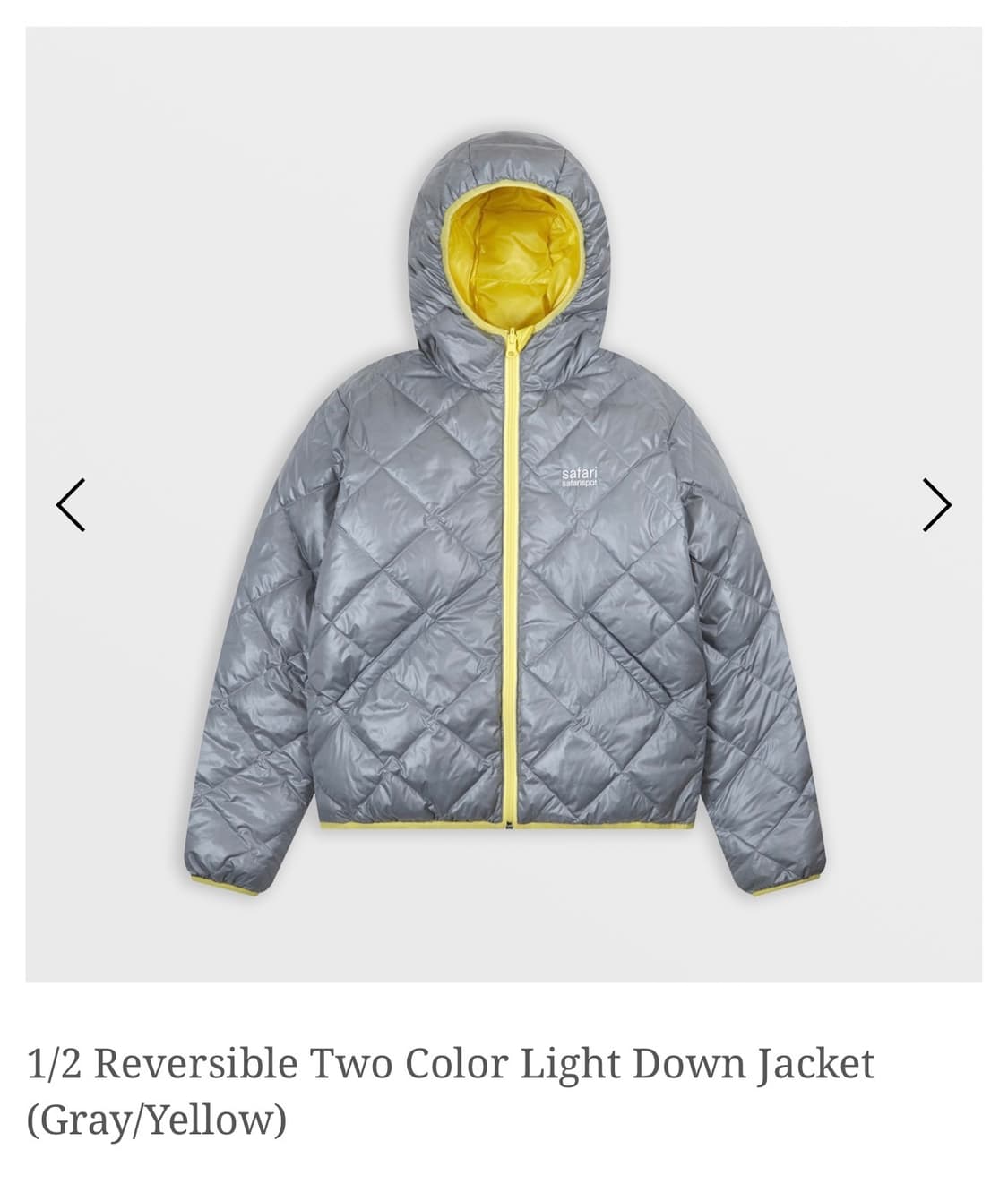 사파리스팟 리버시블 패딩 상품이미지1