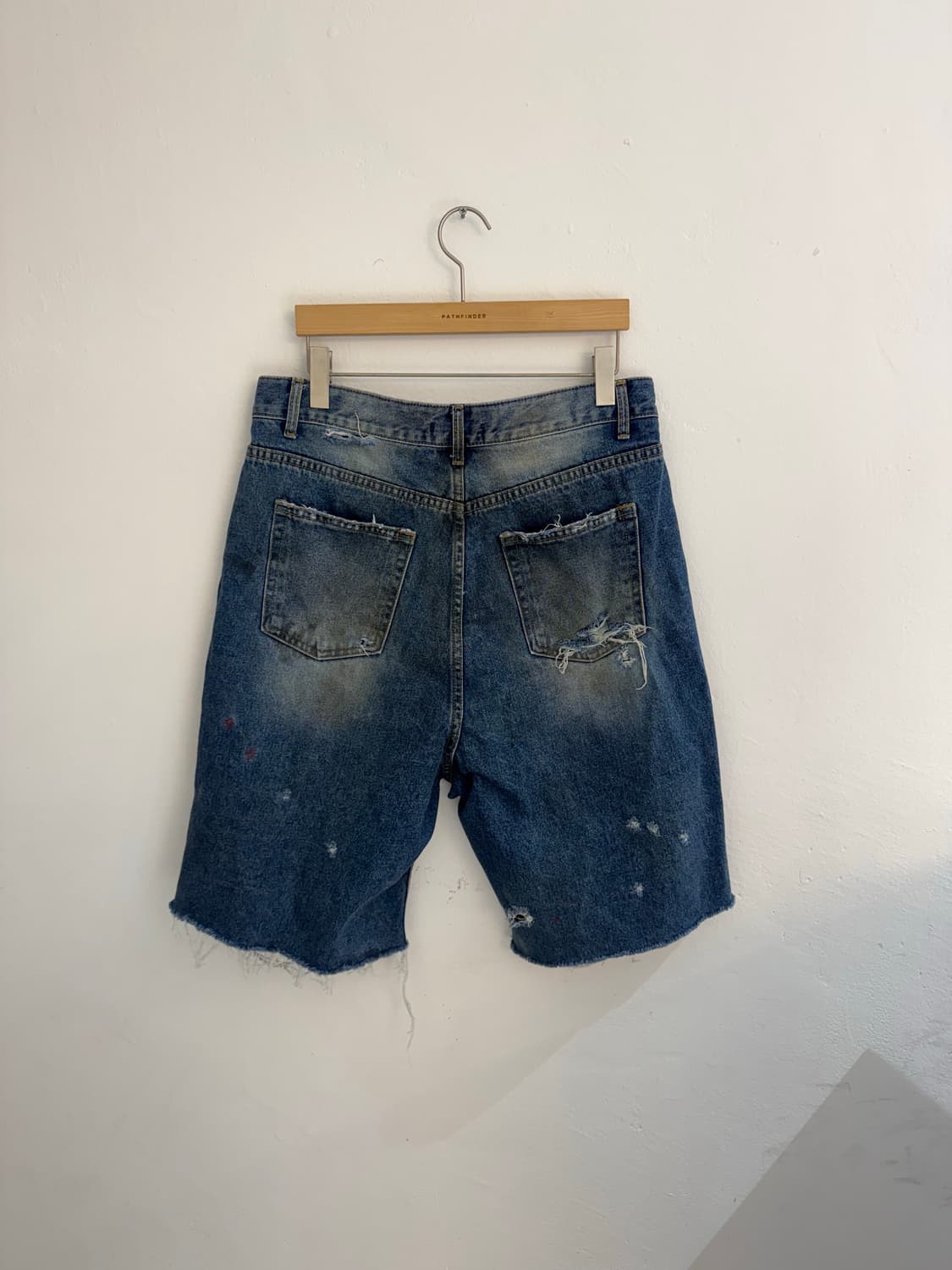 빈티지 커스텀 데님반바지 상품이미지7