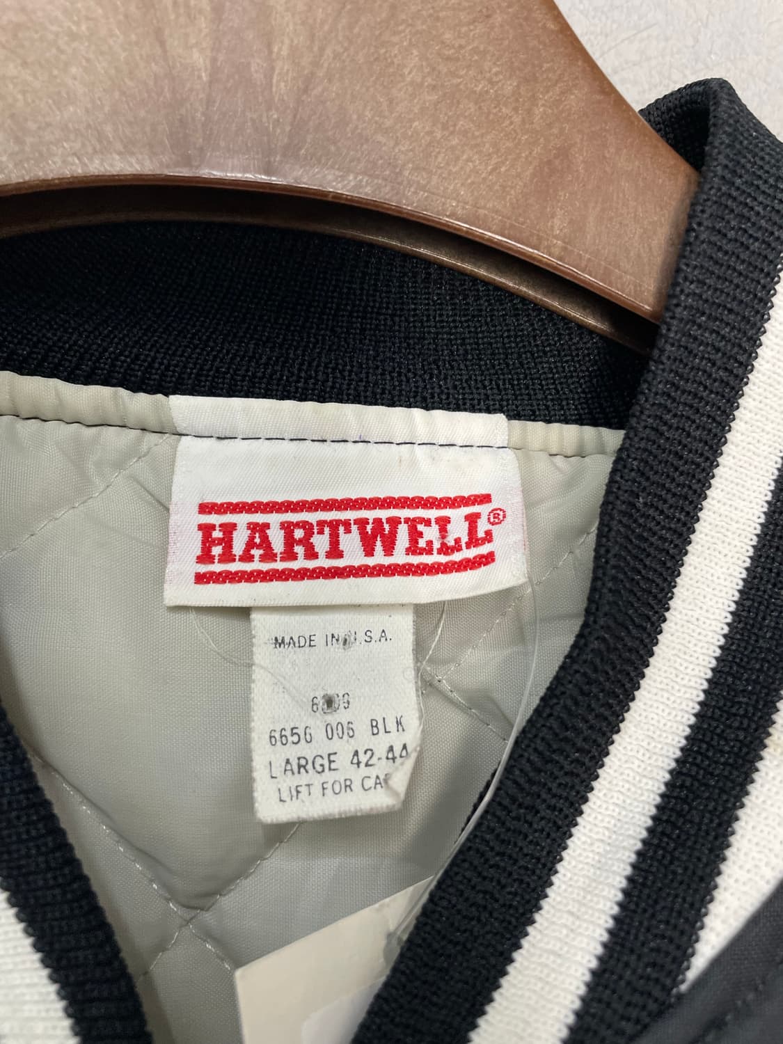 하트웰 USA 빈티지 백로고 바시티 자켓 H2584 상품이미지4