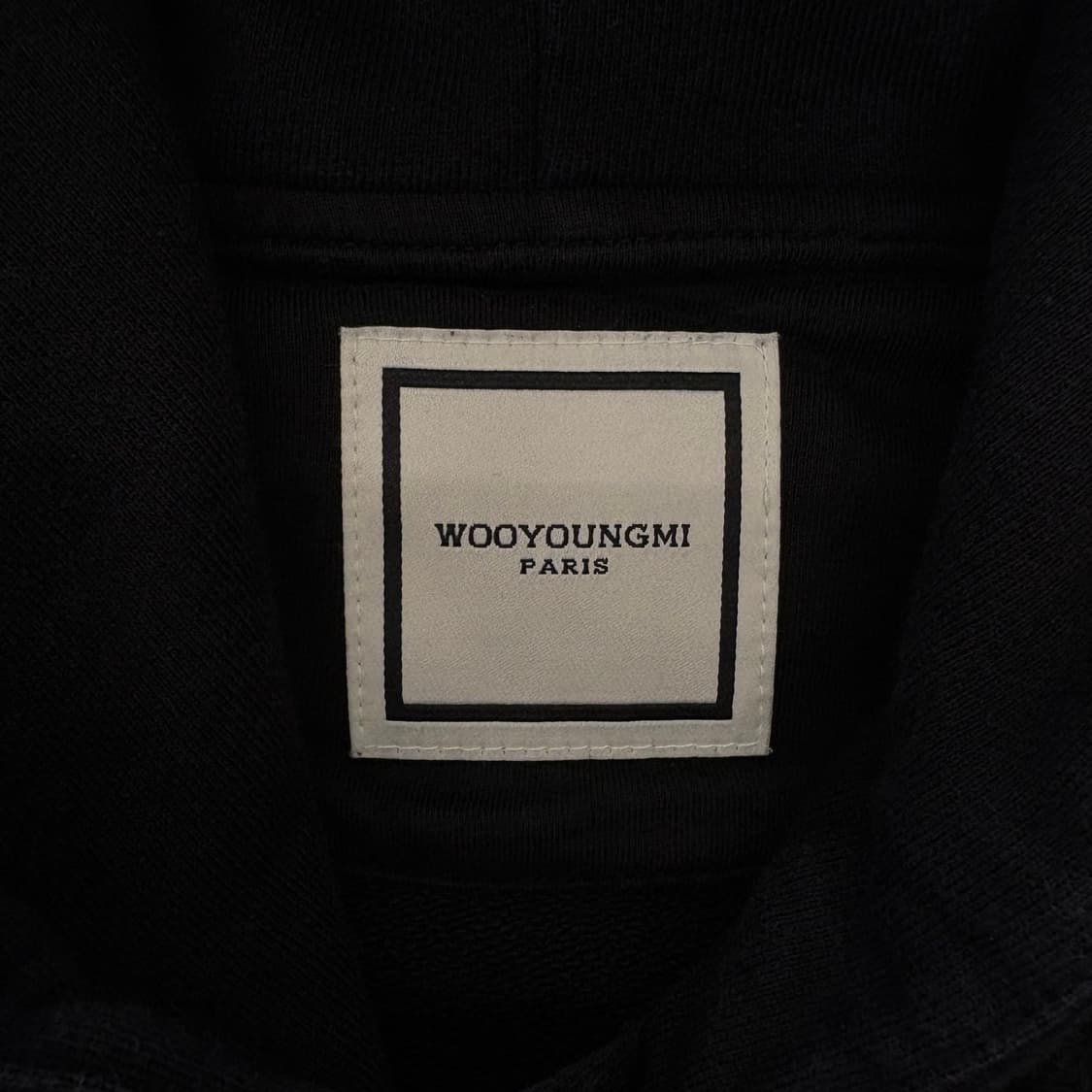 우영미 백로고 후드티 상품이미지3