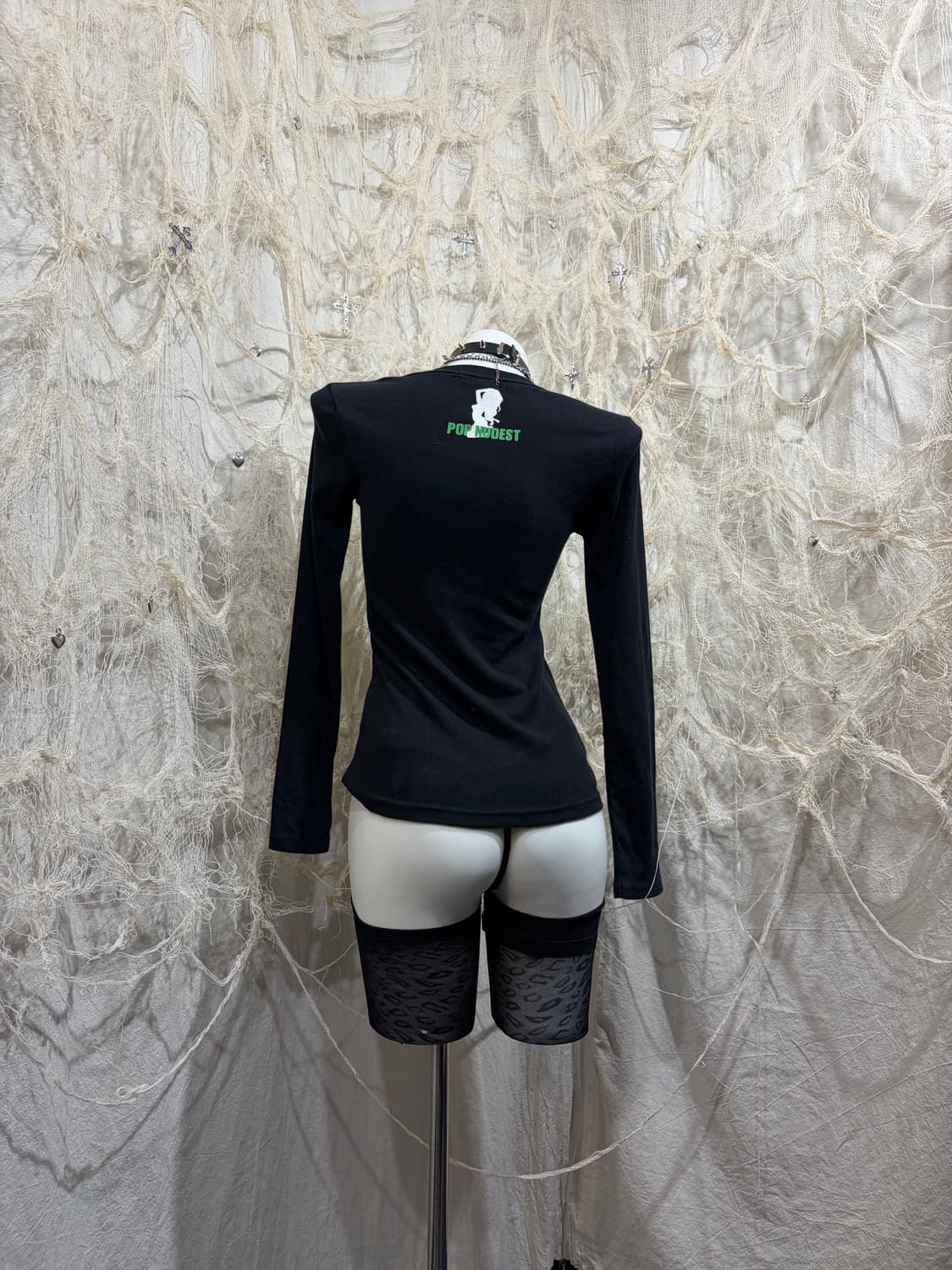 Y2K Cubic Glamour pop long sloove 상품이미지2