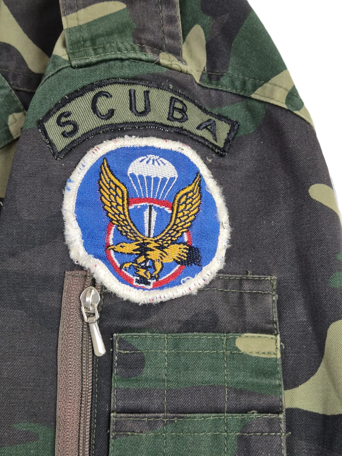 육군 구형 특수전사령부 중사 후기형 여군 독사복 전투복 세트 (L) 상품이미지10