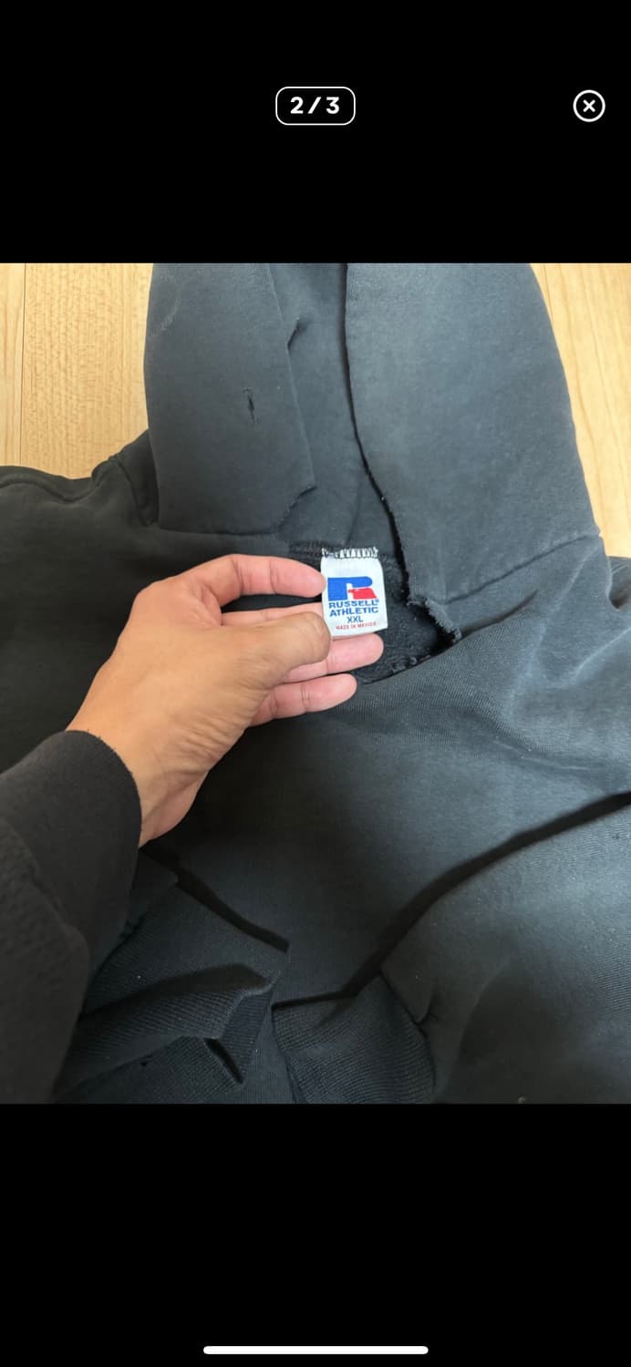 90s russell 후드티 상품이미지2