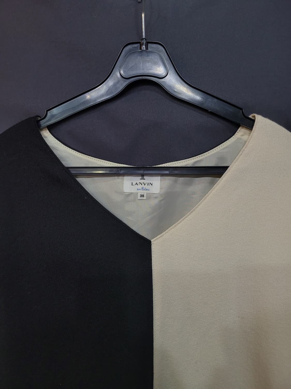 LANVIN 랑방 배색 원피스 상품이미지2