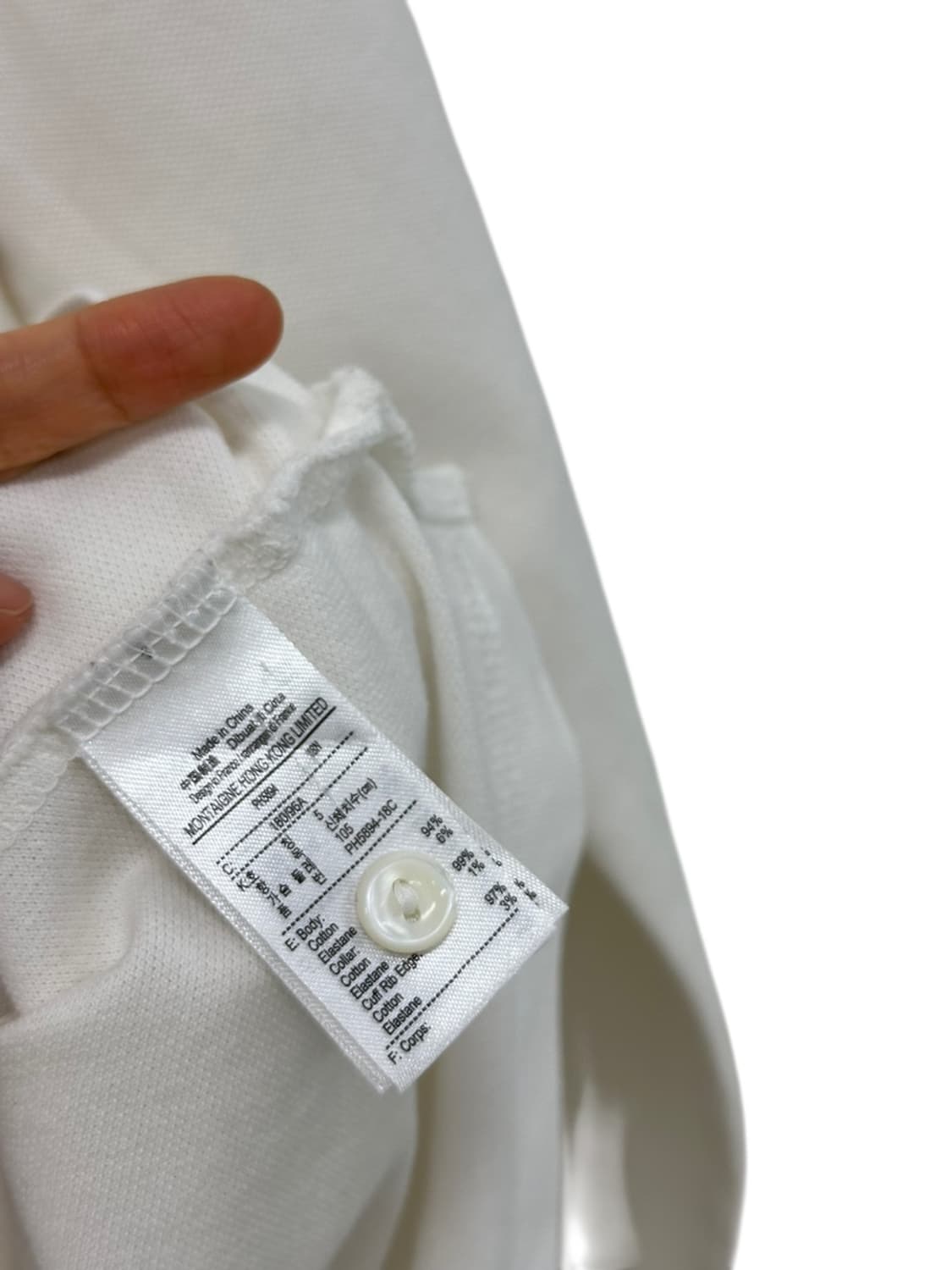 라코스테 피케티셔츠 화이트 (L) 상품이미지7