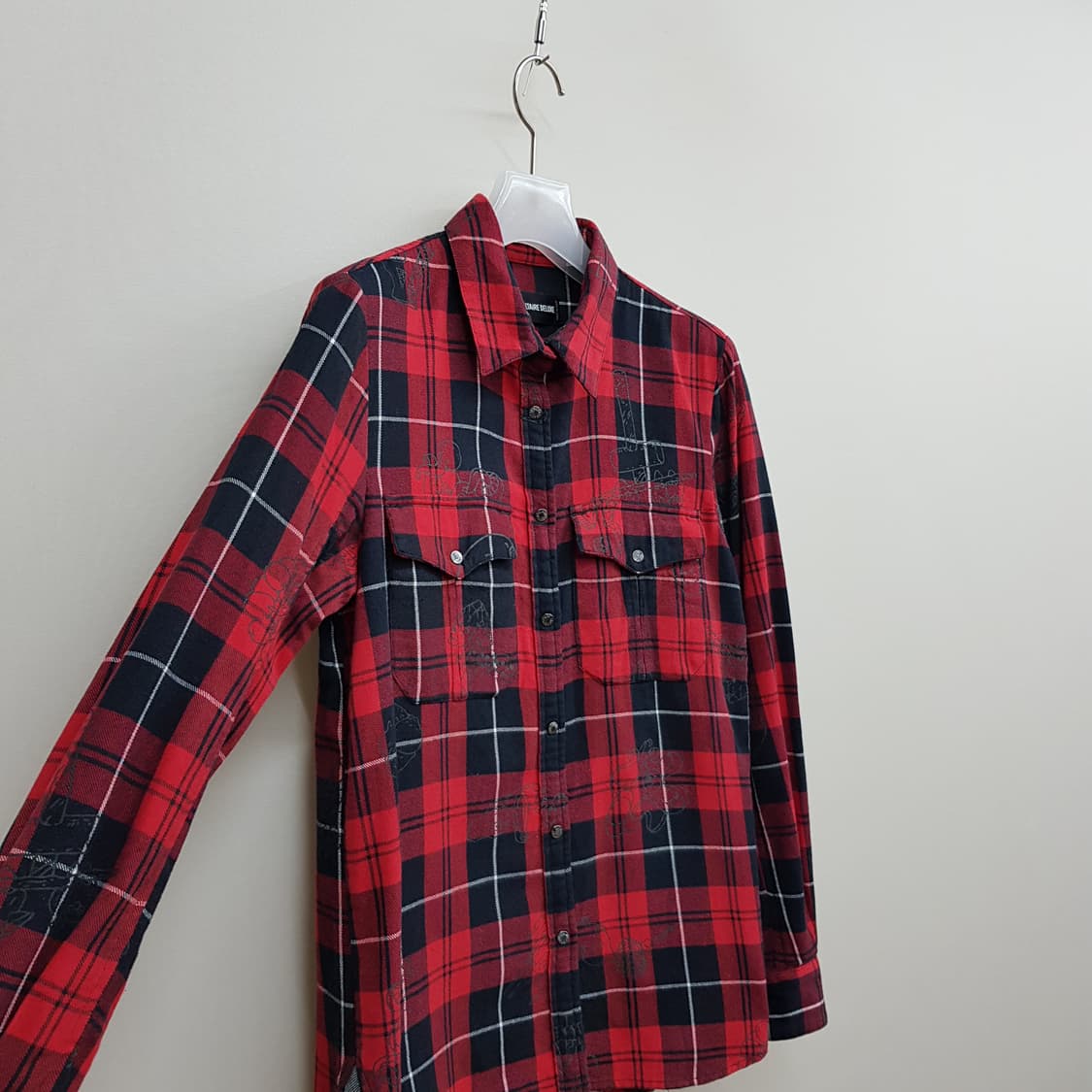 쟈딕앤볼테르 타단체크 셔츠 xs사이즈 상품이미지3