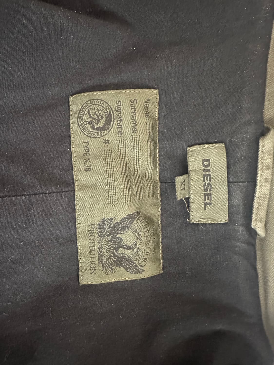 빈티지 디젤 야상 자켓 상품이미지4