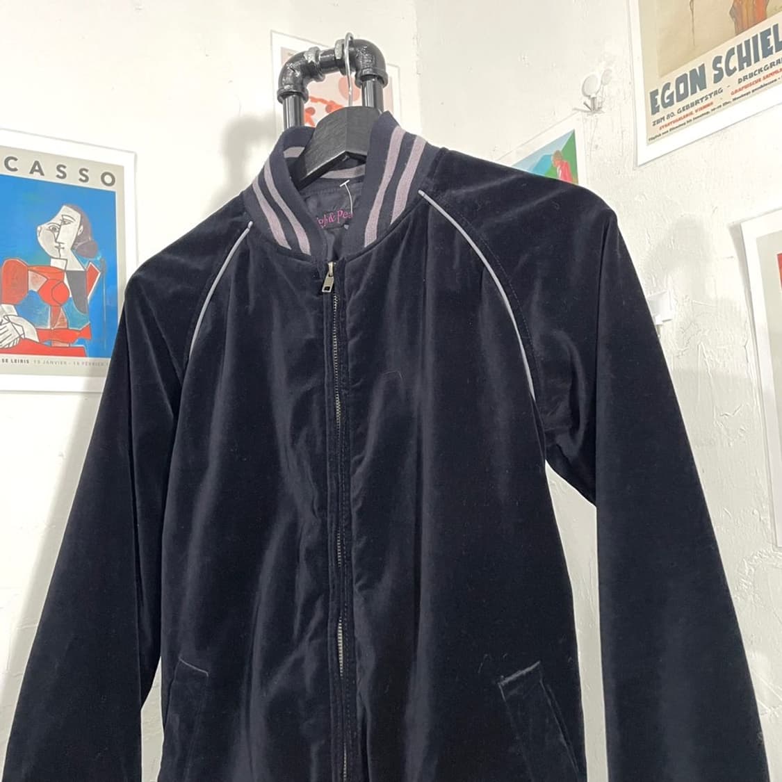 벨루어 블루종 자켓  상품이미지4