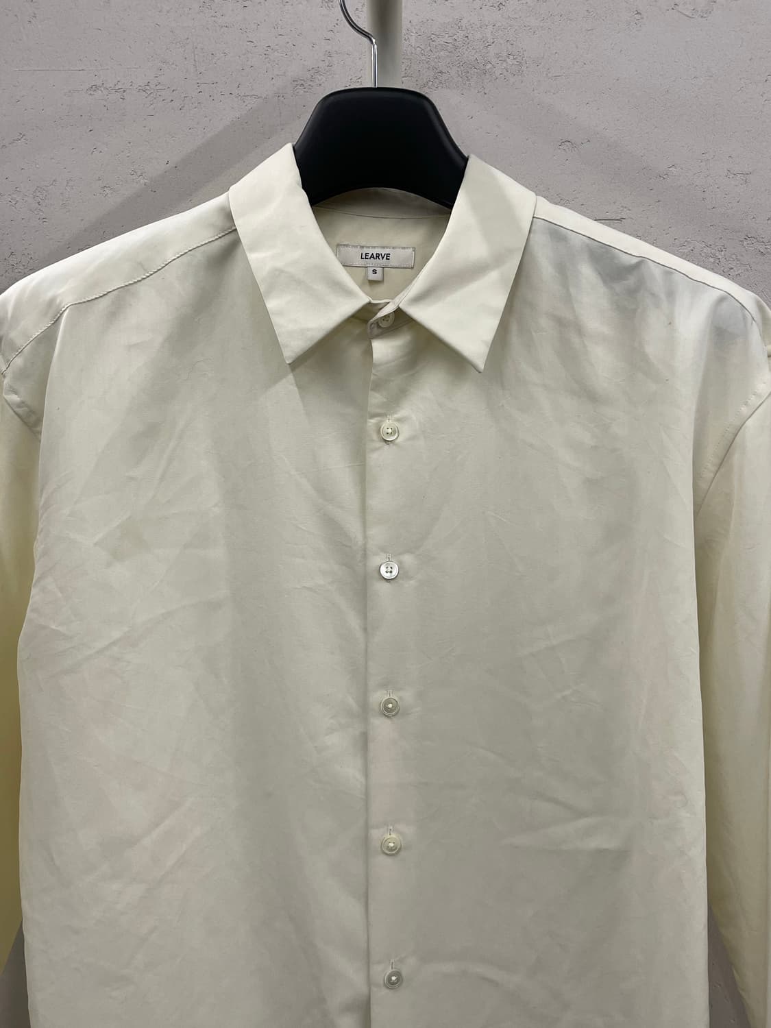 르아브 셔츠 화이트 S 상품이미지3