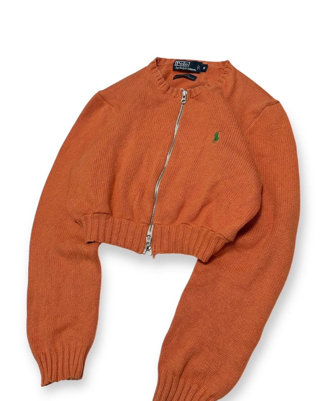 폴로 랄프로렌 커스텀 크롭 니트집업 상품이미지3