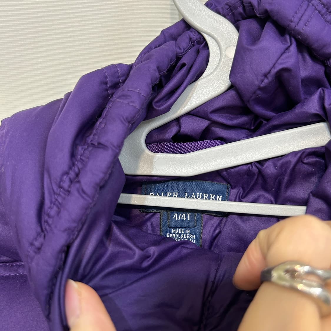 폴로 랄프로렌 키즈 다운패딩 4T 상품이미지2