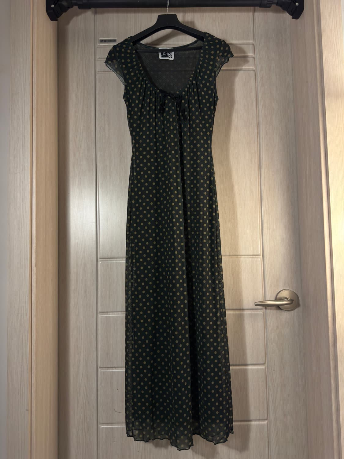 asos 빈티지 도트 원피스 상품이미지4