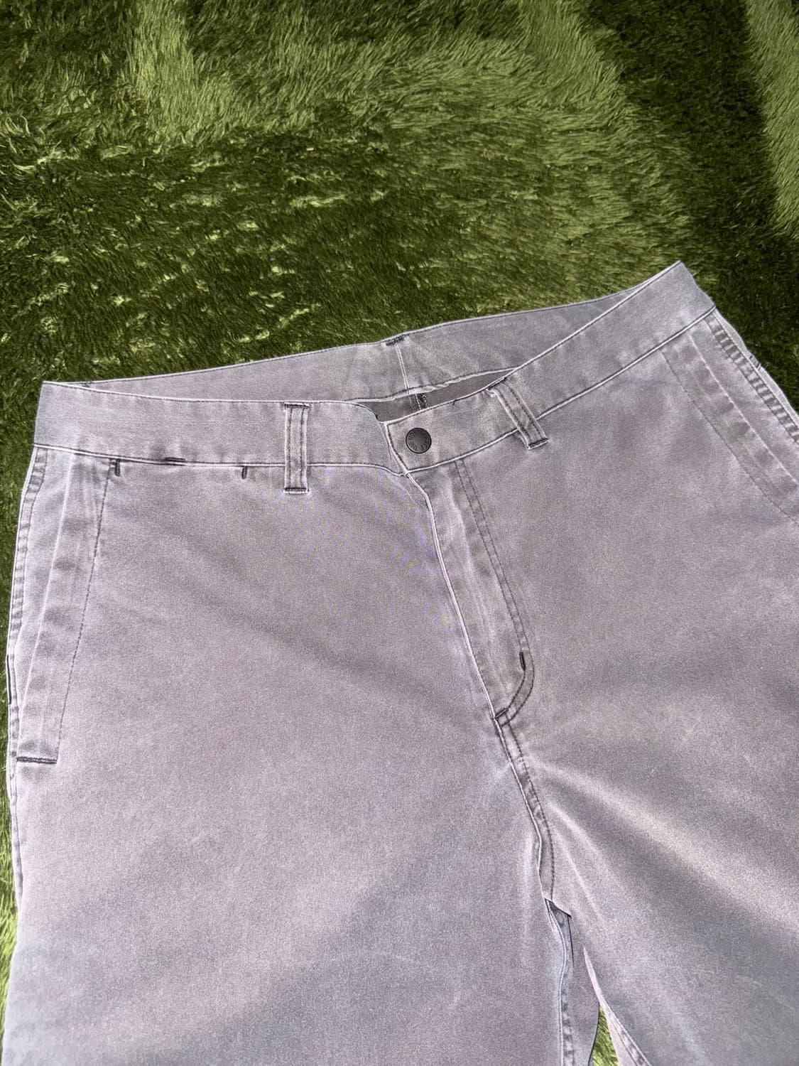 [L] 00s 노스페이스 재팬 워시드 나일론 마운틴 팬츠 그레이 상품이미지2