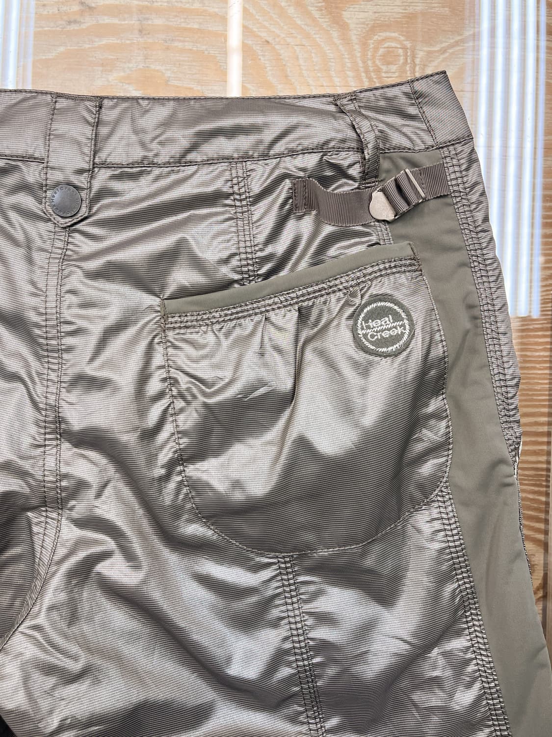 힐크릭 y2k 사이드 트랙 라인 부츠컷 팬츠 상품이미지6