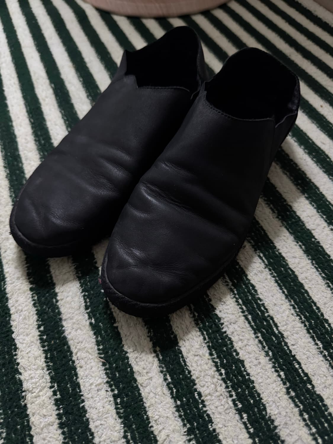 요지 야마모토 레더 슬립온 상품이미지1