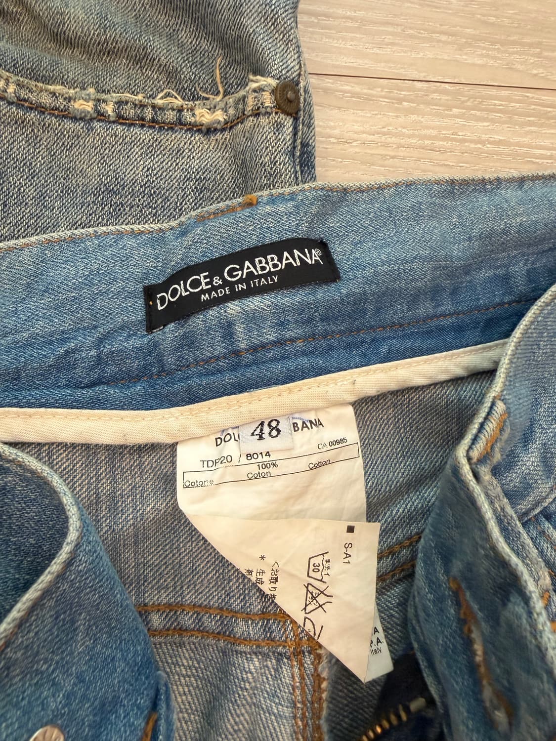 돌체앤가바나 2004 ss 디스트로이드 데님  상품이미지6