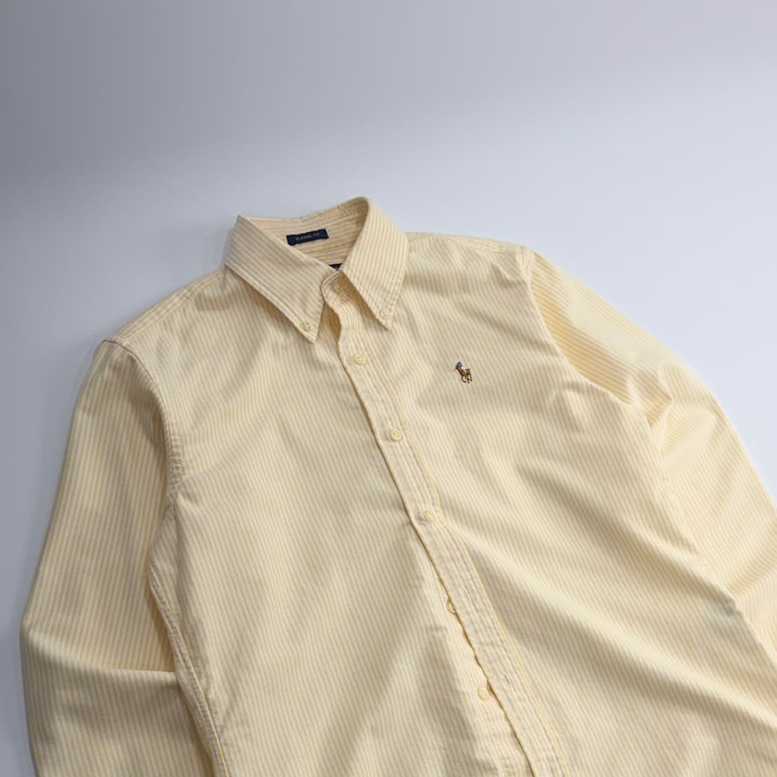 Polo 폴로 멀티포니 라이트 옐로우 스트라이프 셔츠 상품이미지4