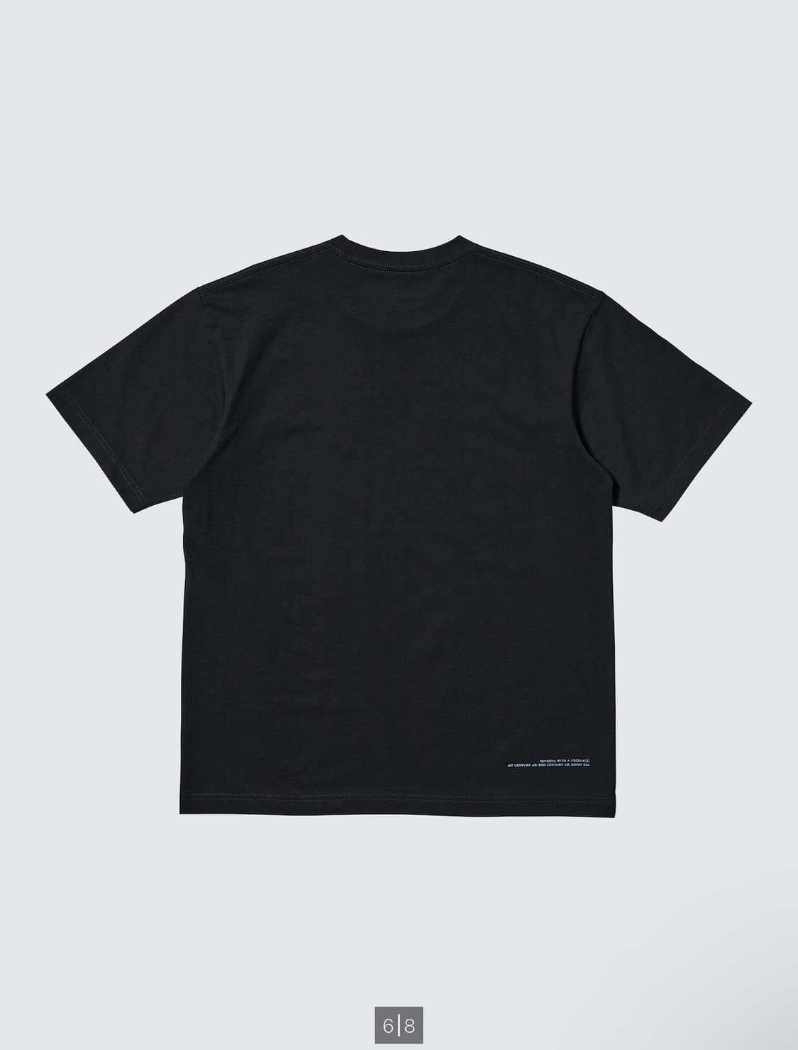 [4XL] 유니클로 루브르 미술관 UT 콜라보 티셔츠 블랙 릴렉스핏 상품이미지2