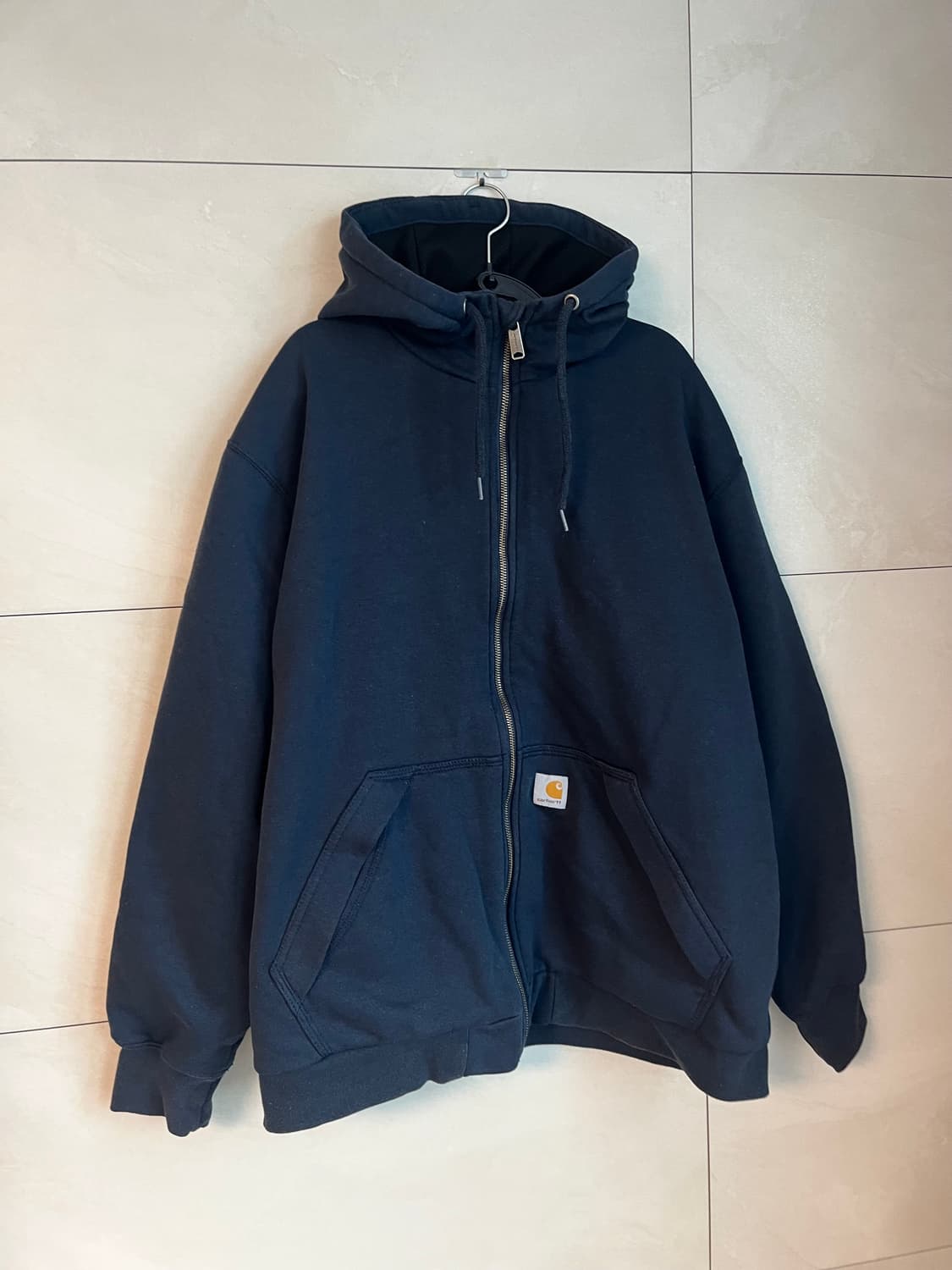 칼하트 루즈핏 후드집업 네이비 (L size) 상품이미지3