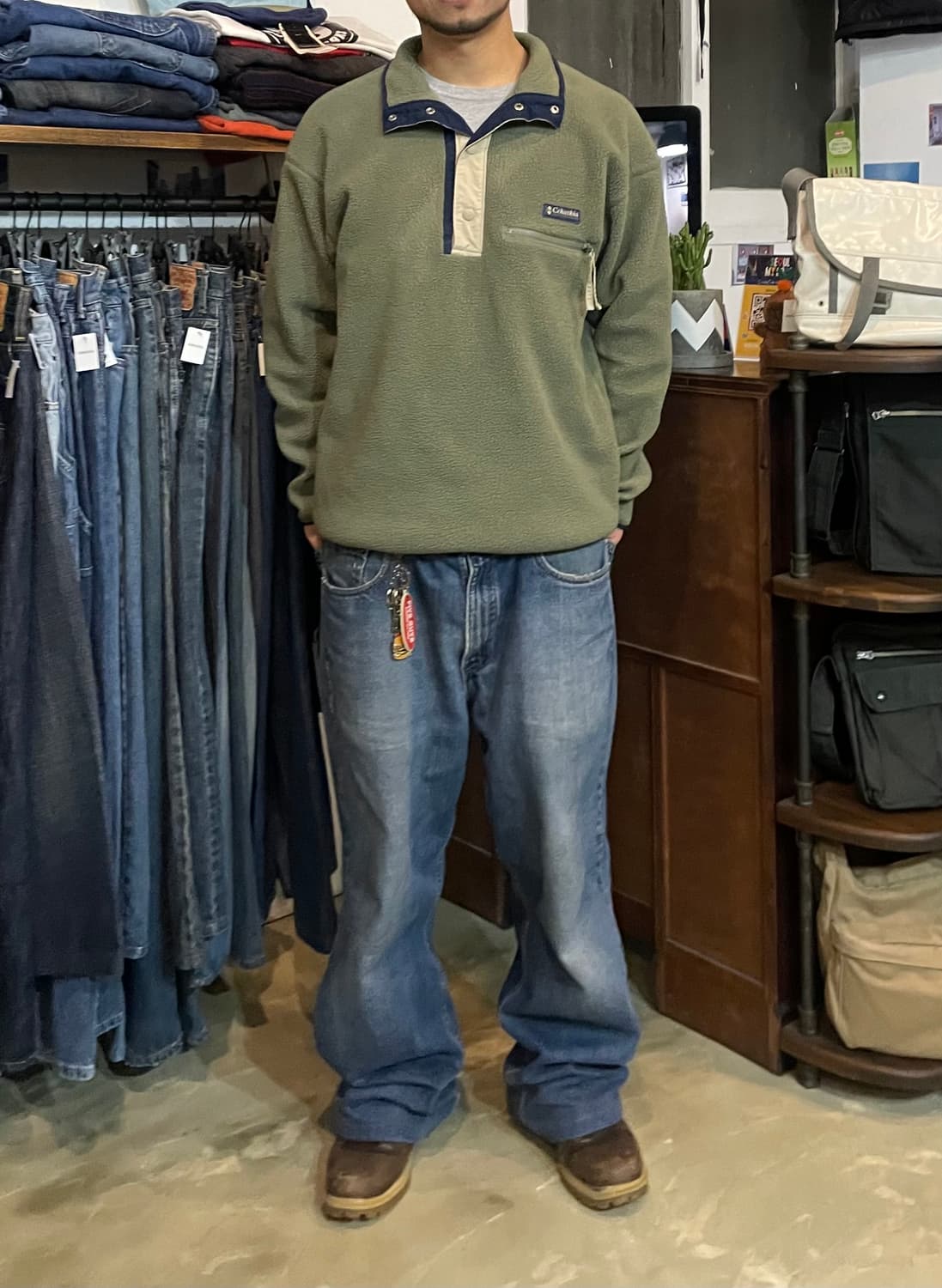 Columbia 컬럼비아 하프 스냅 플리스 M 상품이미지2