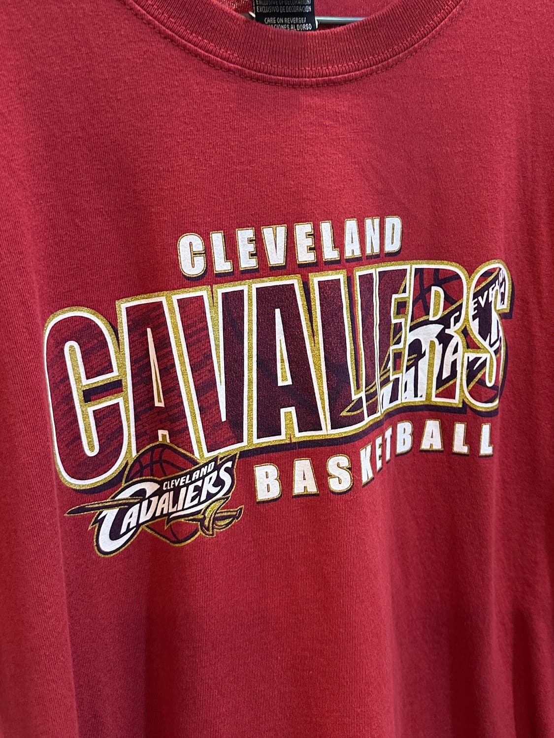 스타터 클리브랜드 농구팀 반팔 레드 L 상품이미지2