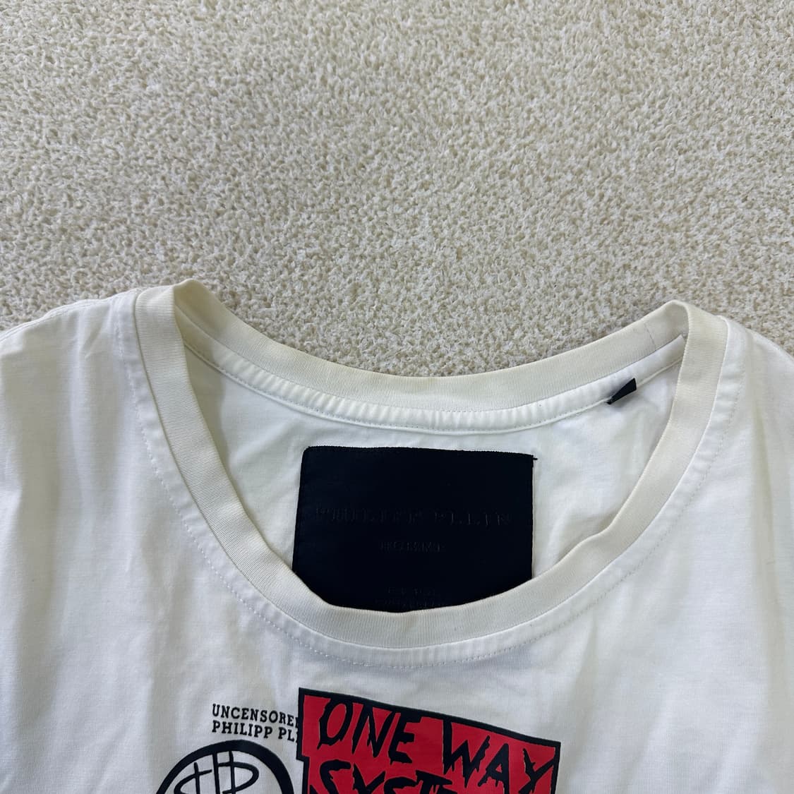 XXL 필립플레인 숫자 프린팅 반팔 0320D 상품이미지5