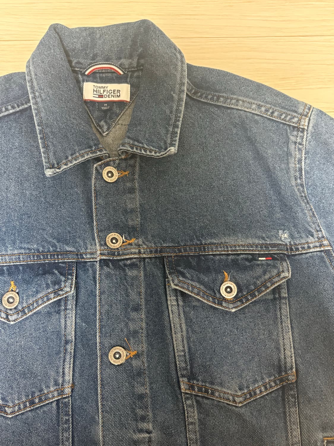 타미힐피거 빈티지 청자켓 상품이미지4