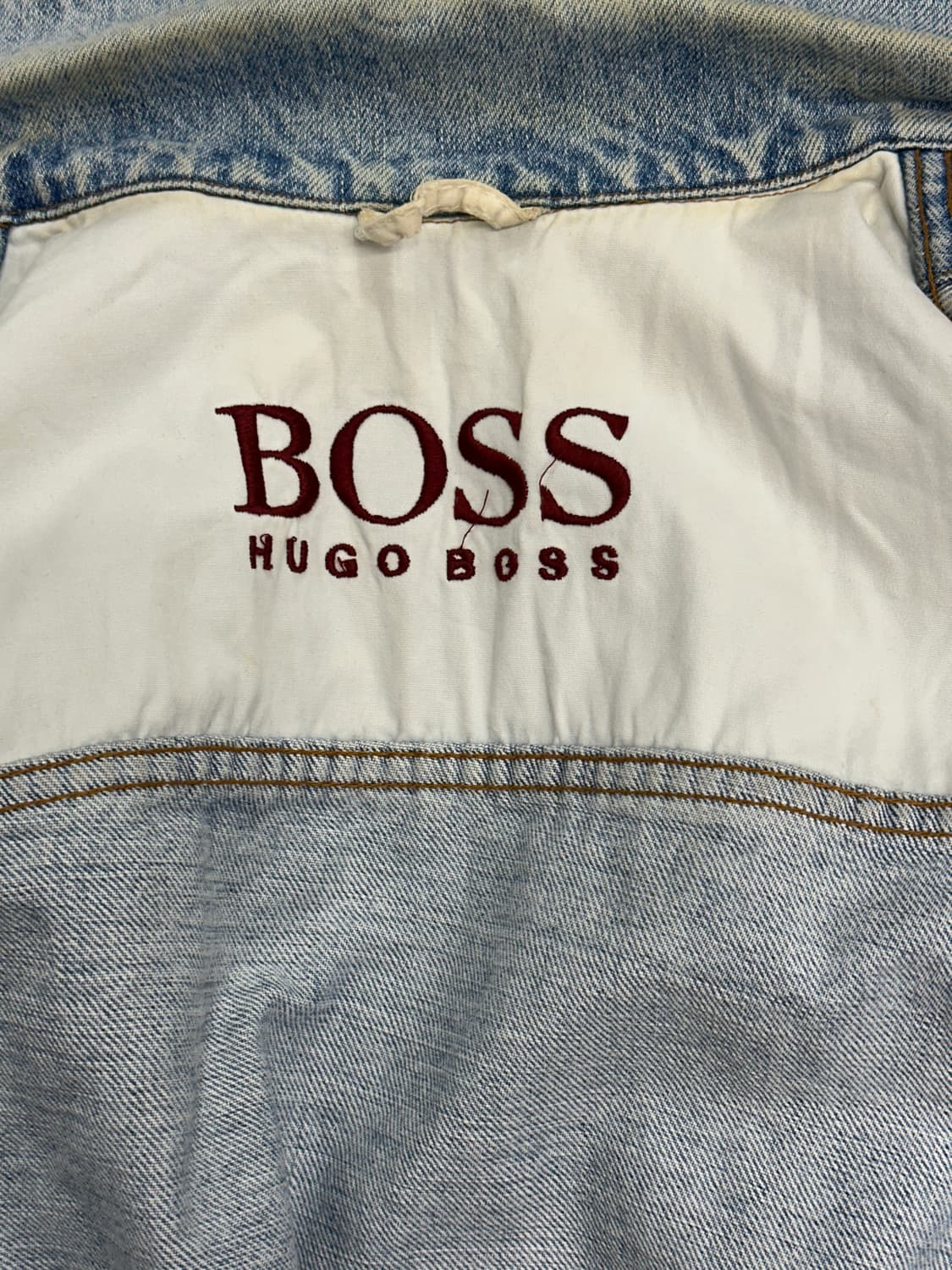 90s HUGO BOSS 데님 트러커 자켓 52 상품이미지7