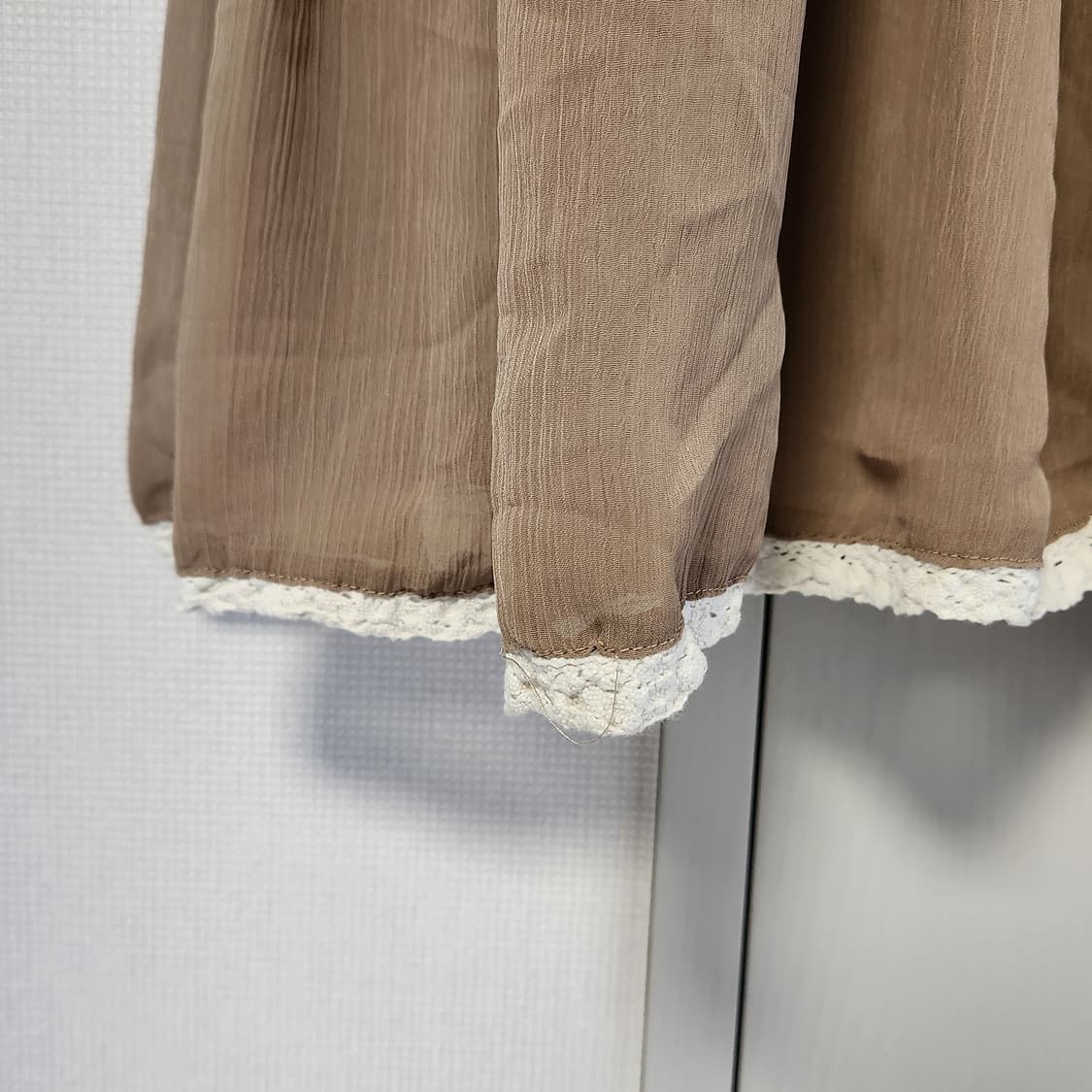 빈티지 모리걸 레이스 포인트 나시 롱원피스 브라운 히피 레이어드 상품이미지3