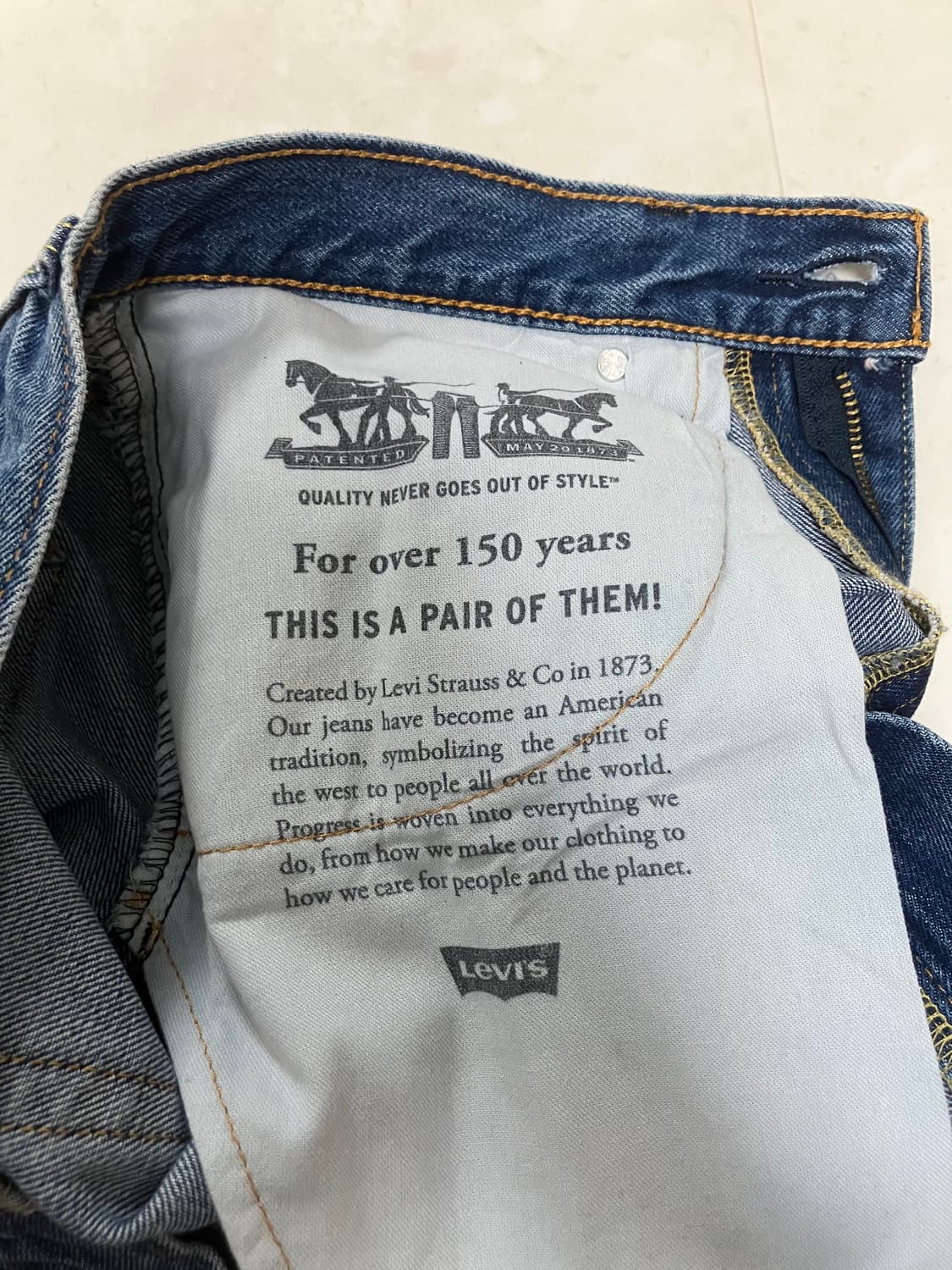 리바이스 550 데님 상품이미지4