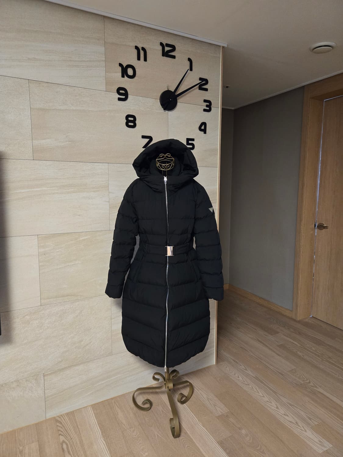 [XL] GUESS 게스 밸트 여성 덕다운 롱패딩 상품이미지1