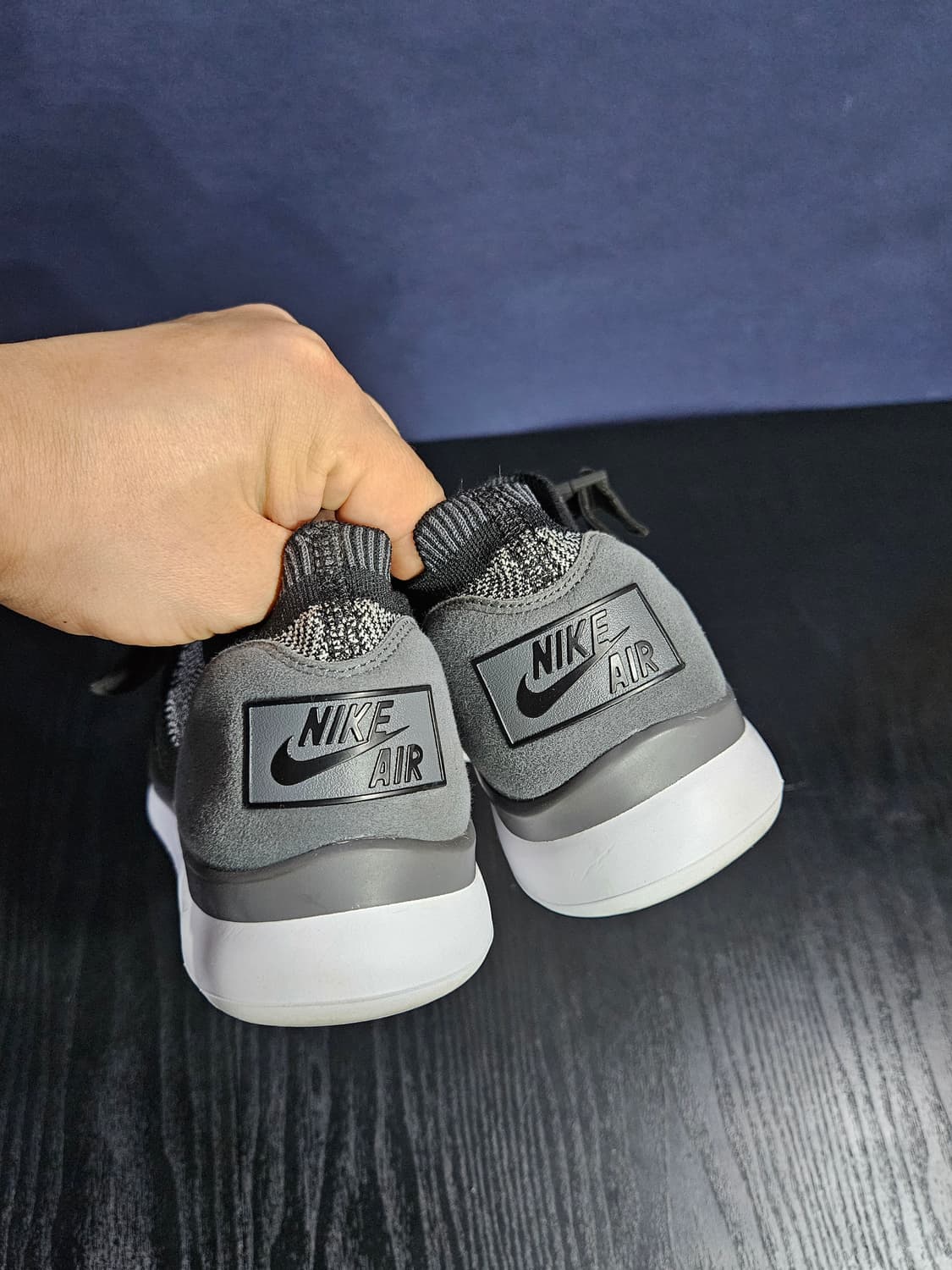 나이키 에어 삭 레이서 울트라 플라이니트 블랙 남성 265 런닝화 스니커 상품이미지8