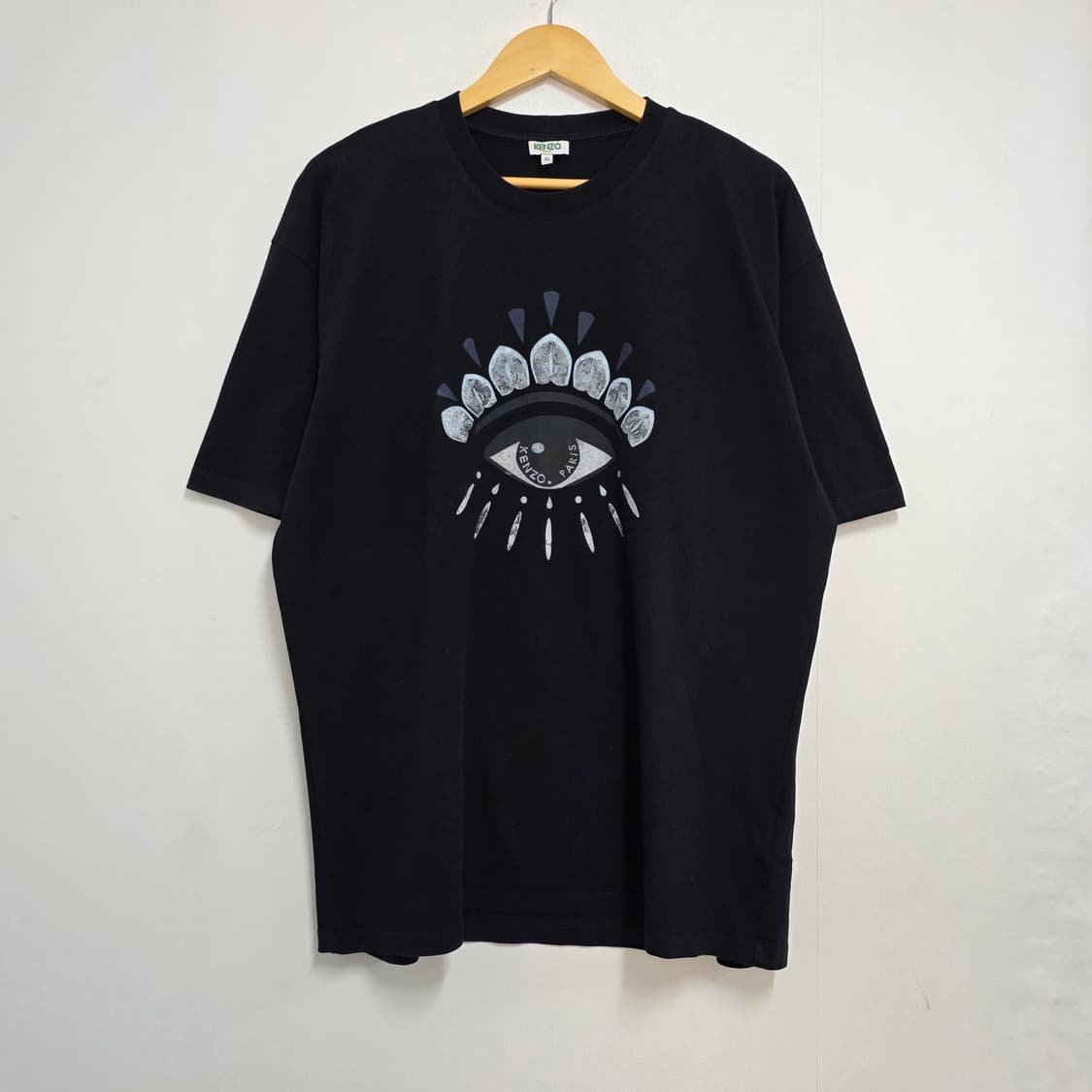 XL) KENZO 겐조 빅아이 반팔티셔츠 블랙 상품이미지1