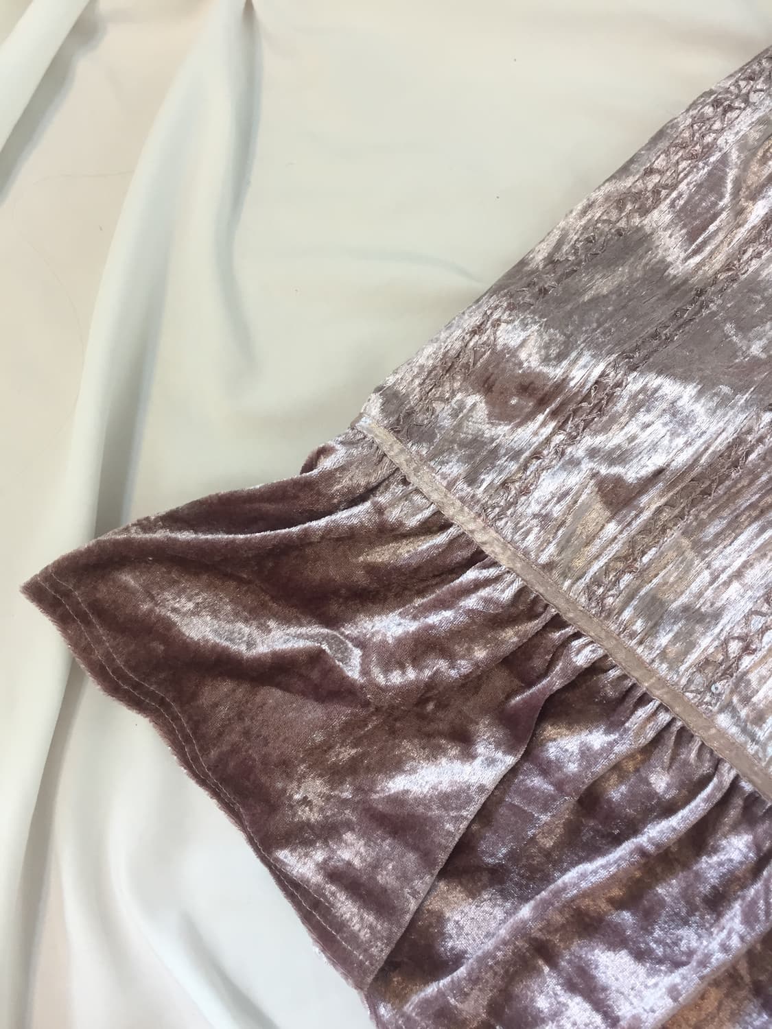 스팽글 연보라 스커트 상품이미지7