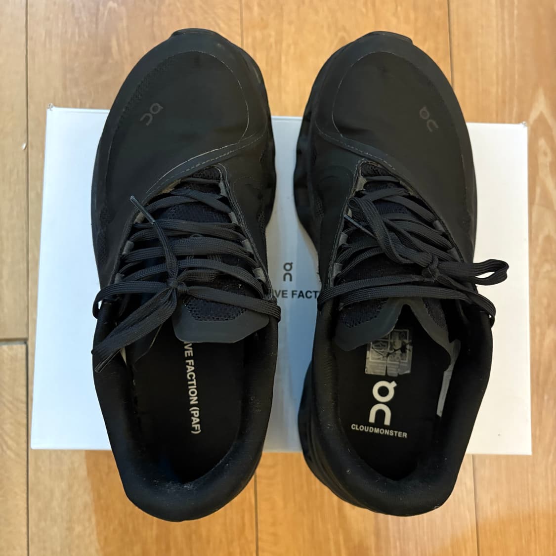 온러닝X파프 클라우드 몬스터 2 (Black) 상품이미지4