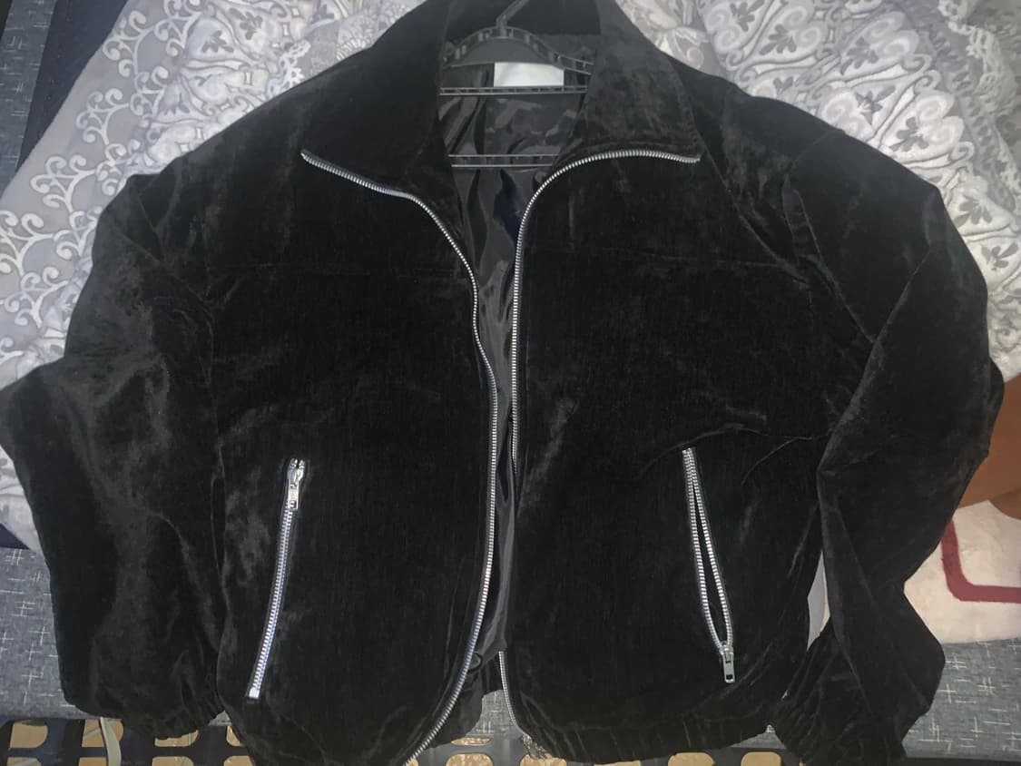 젠틀커버 스웨이드 자켓 블루종 100 상품이미지1