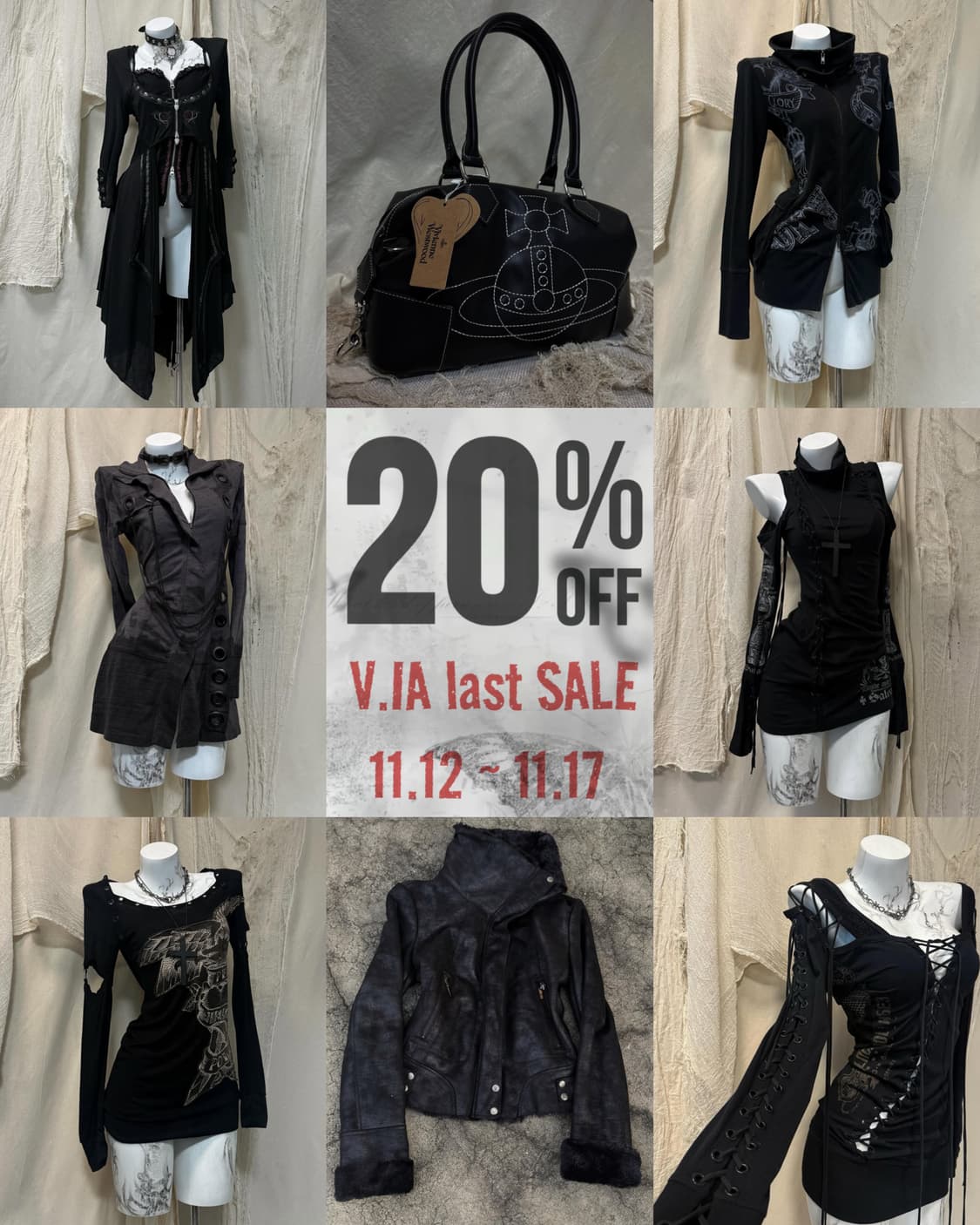 V.I.A 비아 last sale 11.12 ~ 11.17 상품이미지1