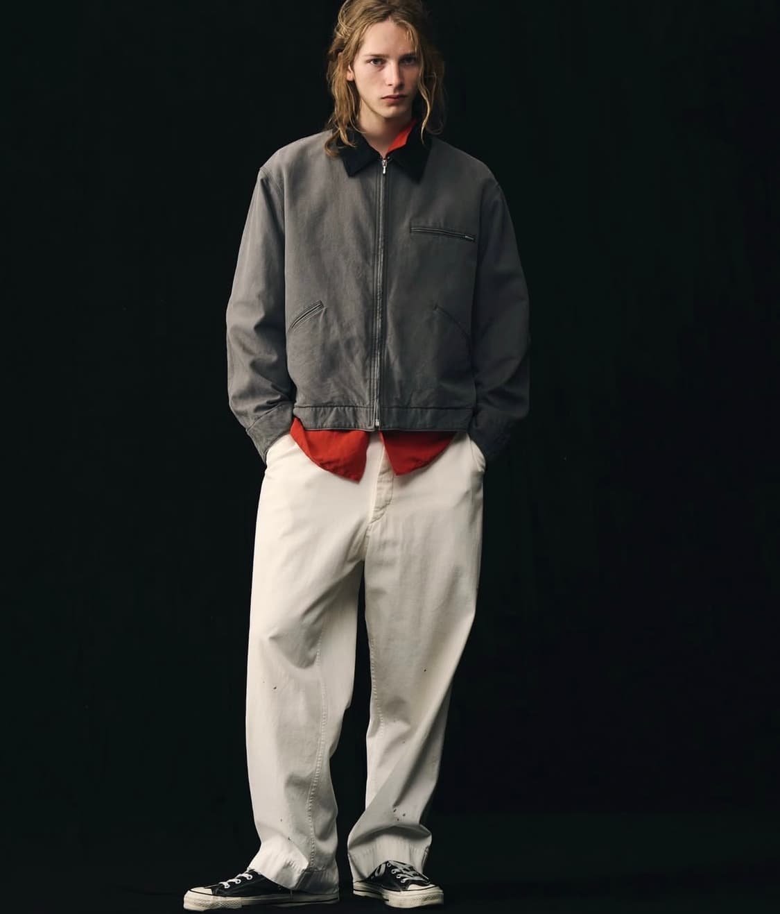 아프레쎄 실크 디트로이트 자켓 4 그레이 상품이미지1