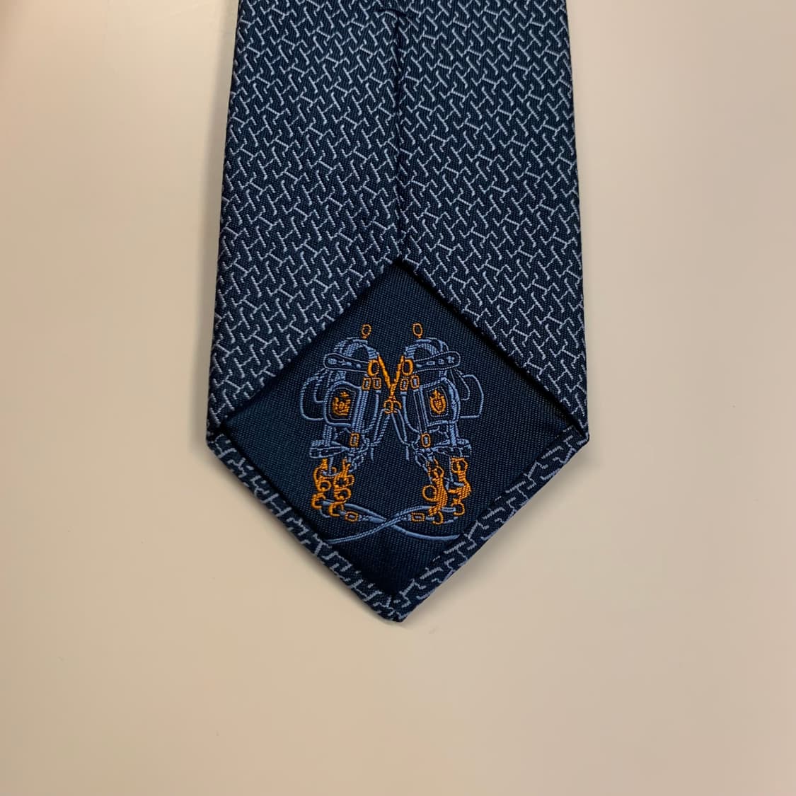 (새상품) 에르메스 명품넥타이 정품 H로고 풀박스 상품이미지6