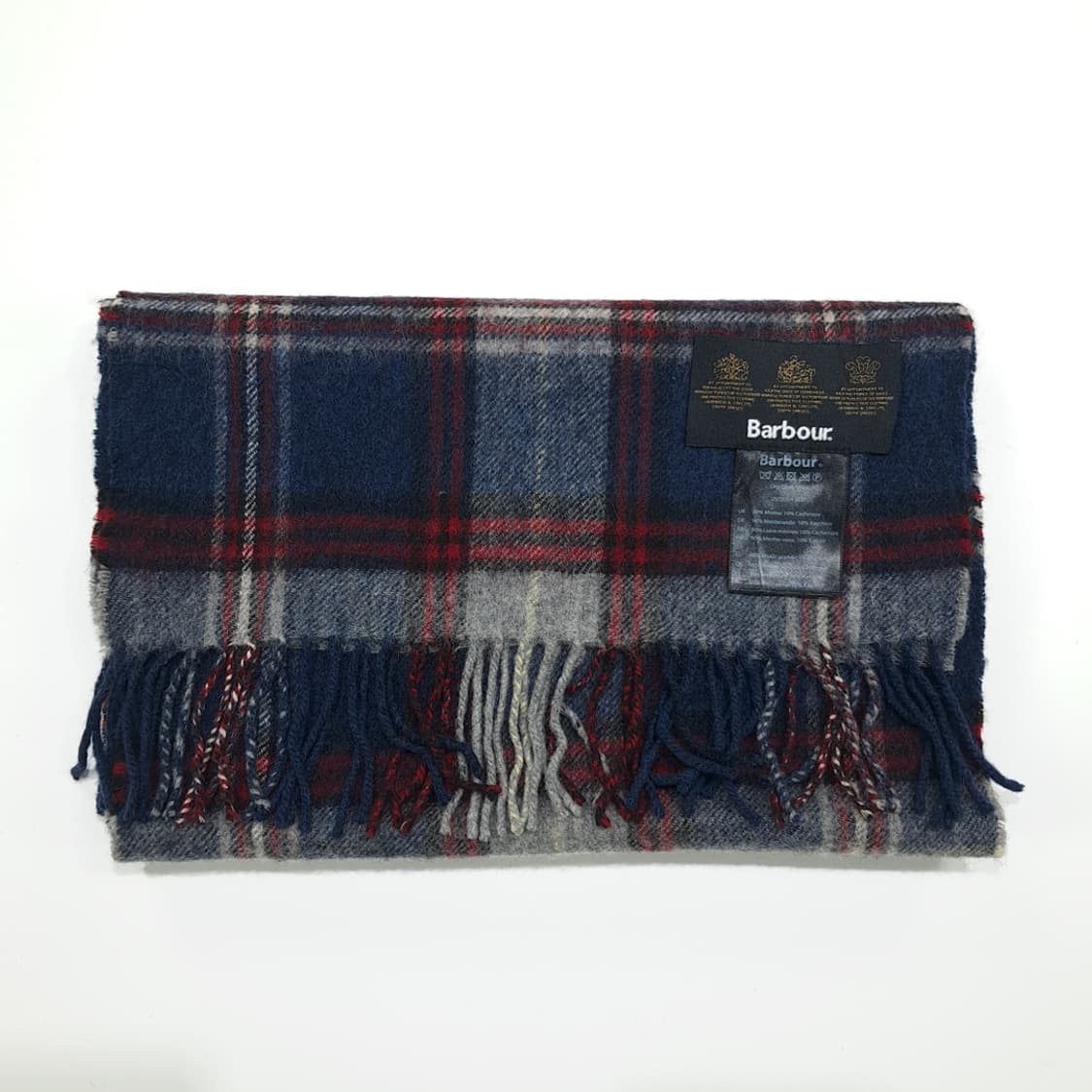 MX367 바버 캐시미어 블렌드 로얄 클래식 타탄체크 머플러 상품이미지6